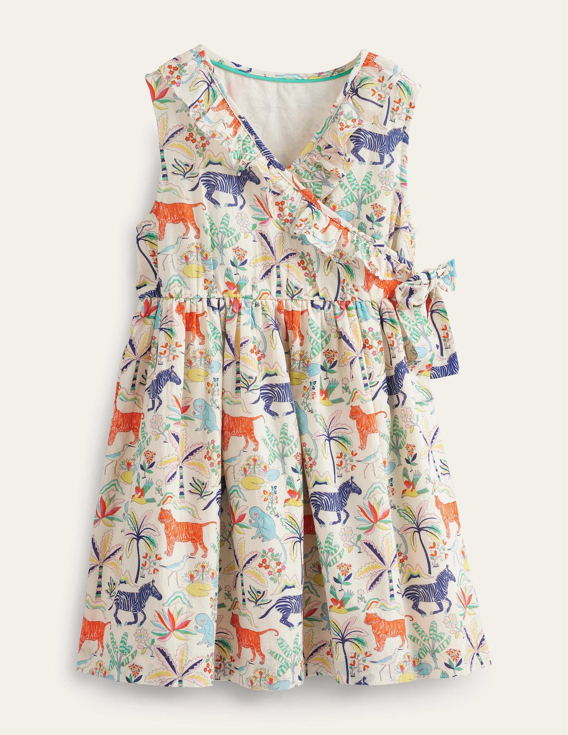 Wrap Dress-Vanilla Pod Tropical Garden-1