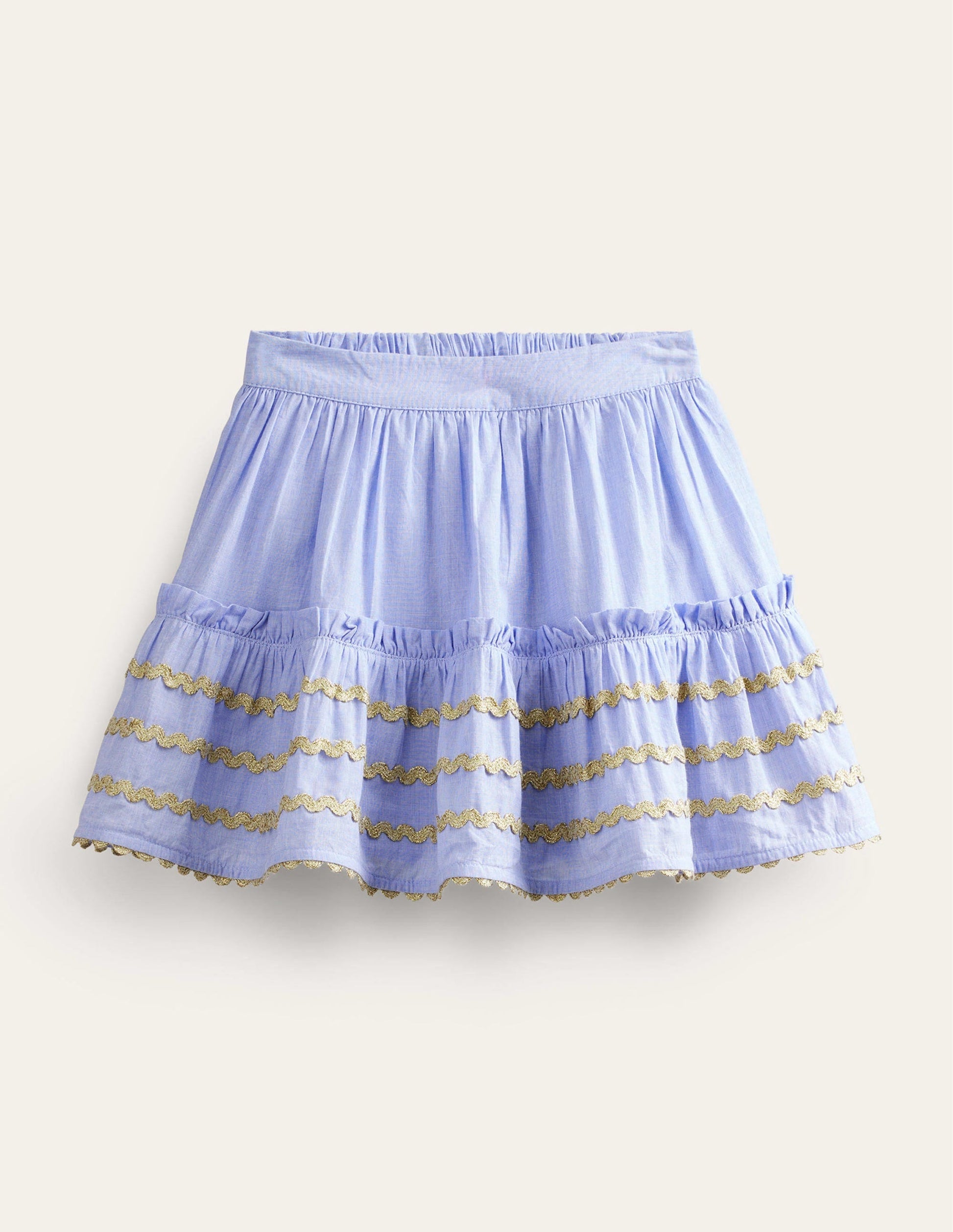 Seam Detail Ric Rac Skirt-End on End-1