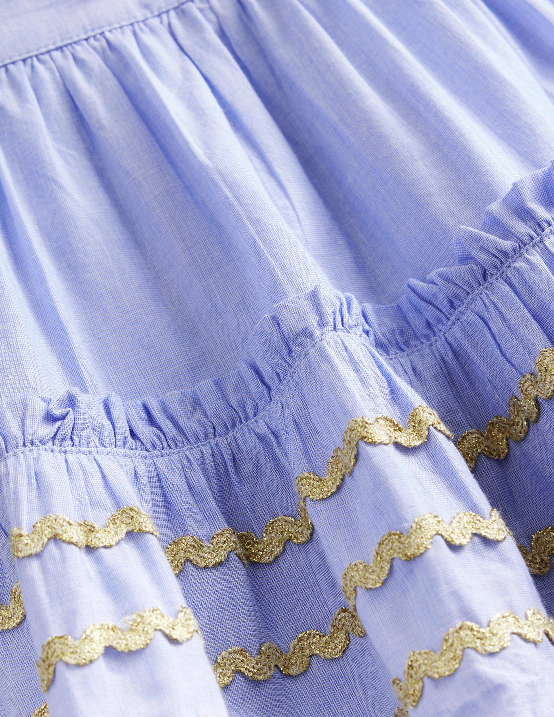 Seam Detail Ric Rac Skirt-End on End-3