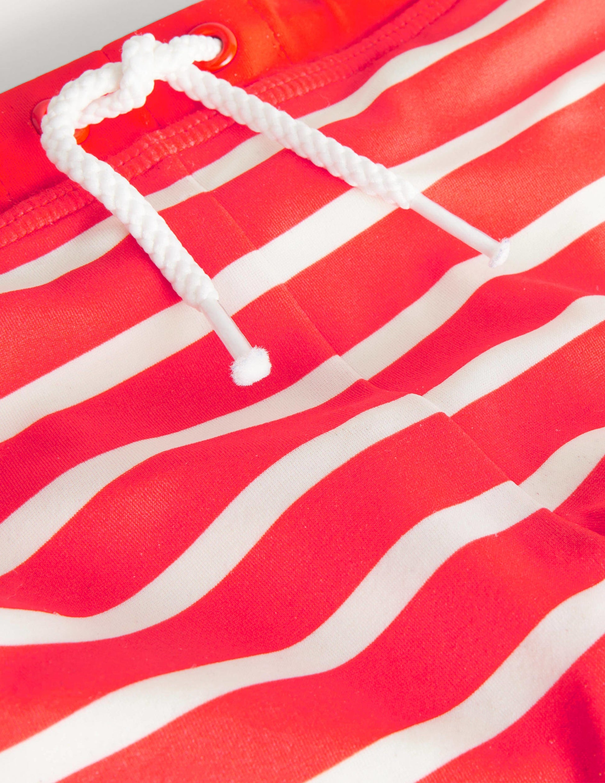 Swim Trunks-Strawberry Tart & Ivory Stripe-3