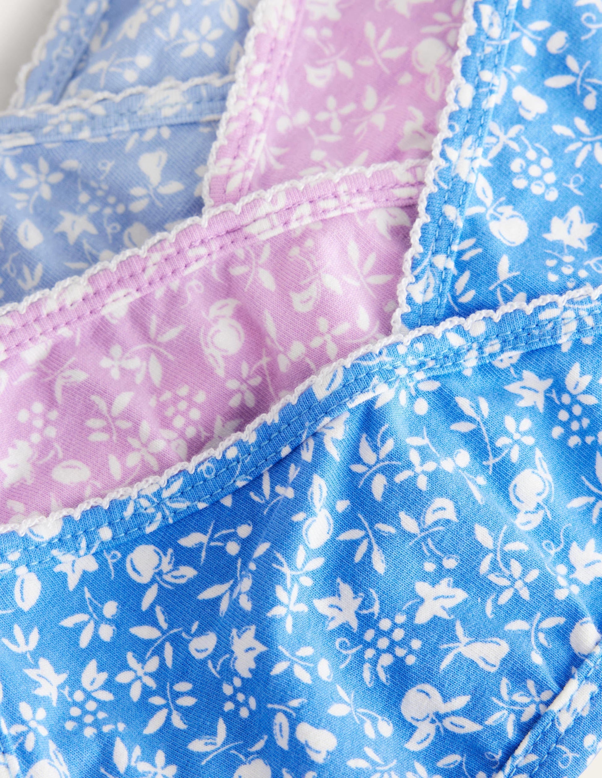 Crossover Crop Tops 3 Pack-Orchid Floral-3