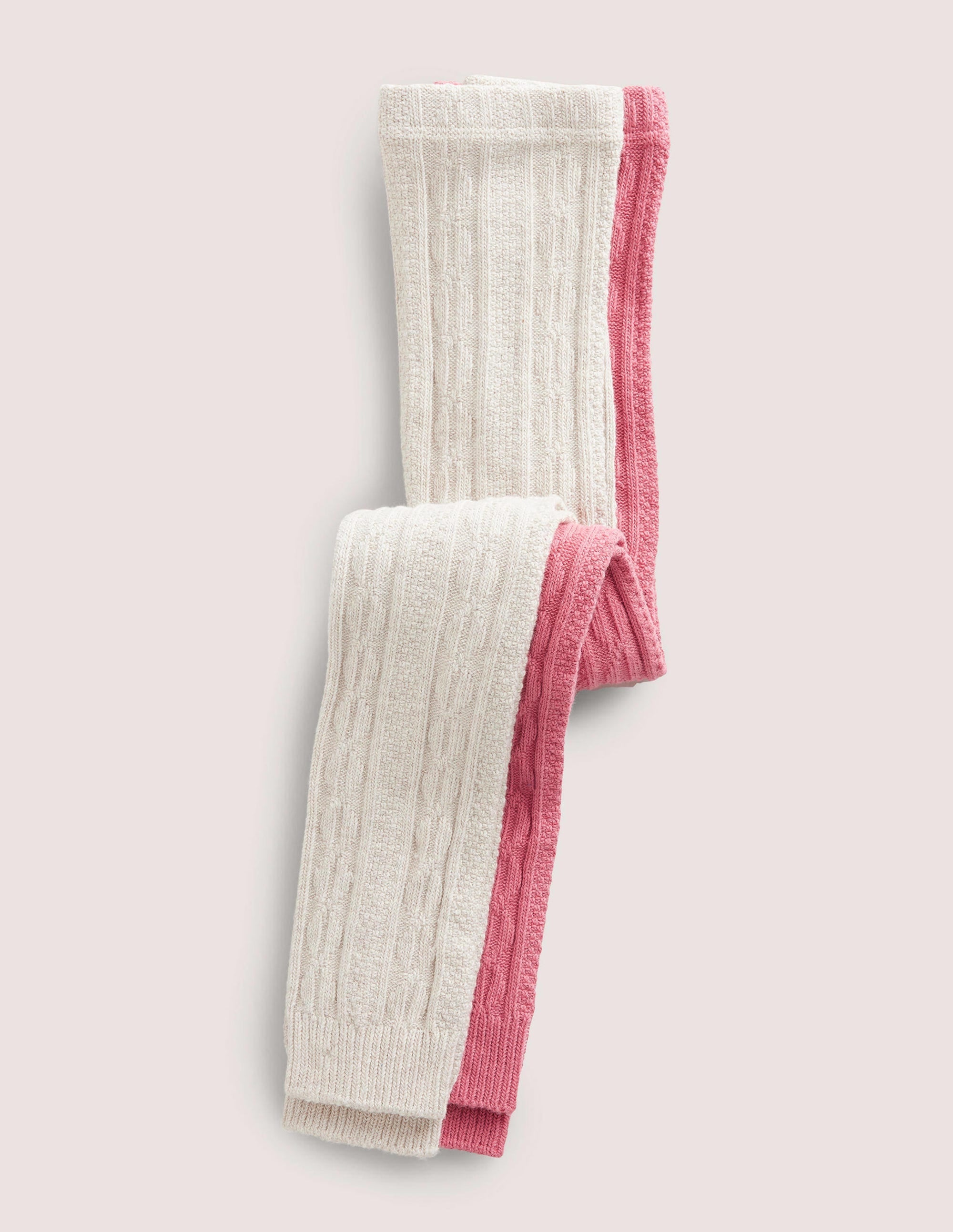 Cable Footless Tights 2 Pack-Multi - Image 1