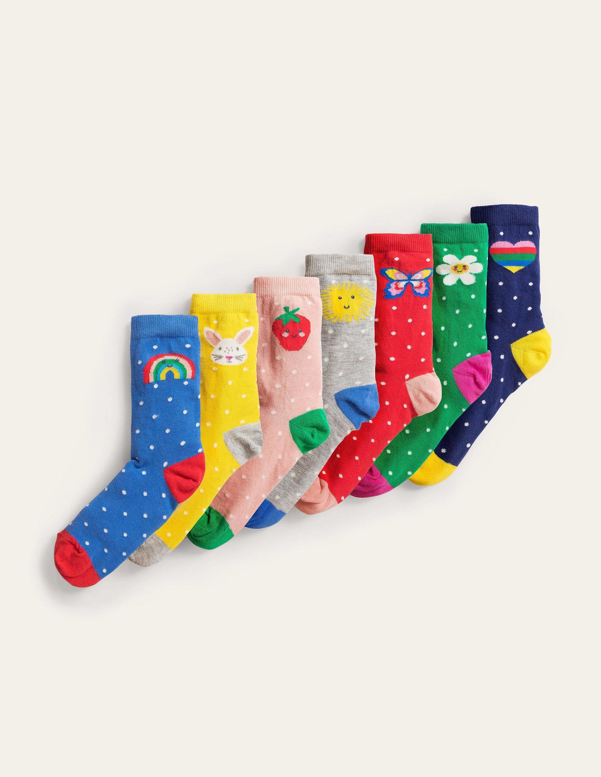 Socks 7 Pack-Unicorn-1
