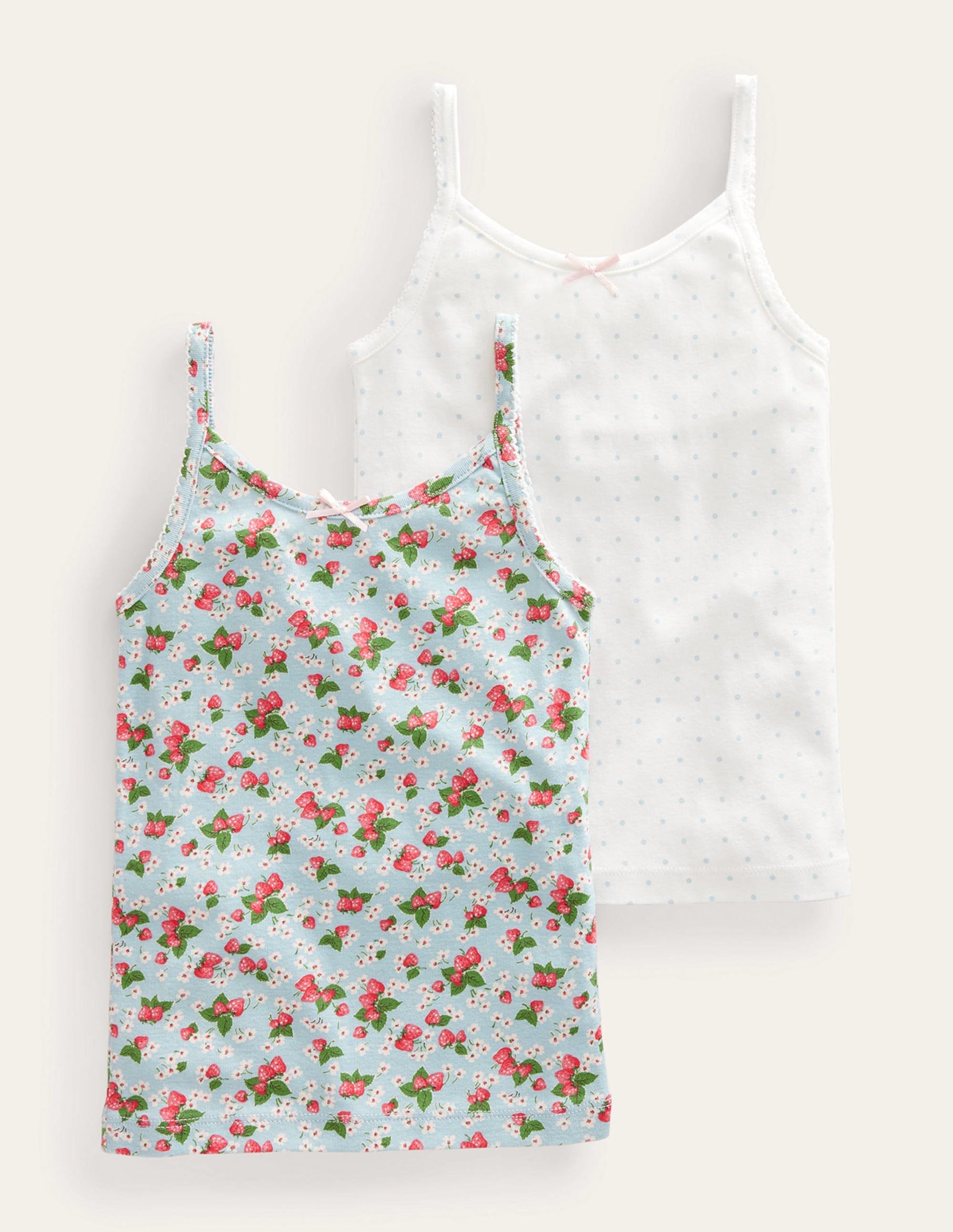 Vests 2 Pack-Strawberry Floral - Image 1