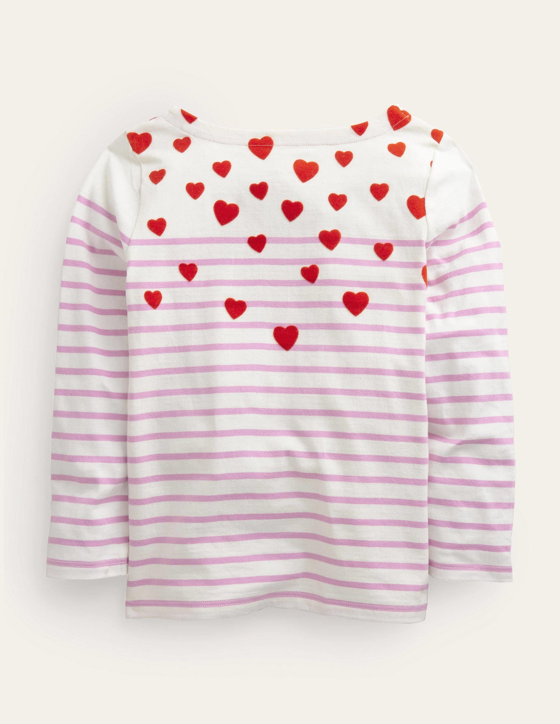 Fun Breton-Pink/Ivory Scatter Heart-2