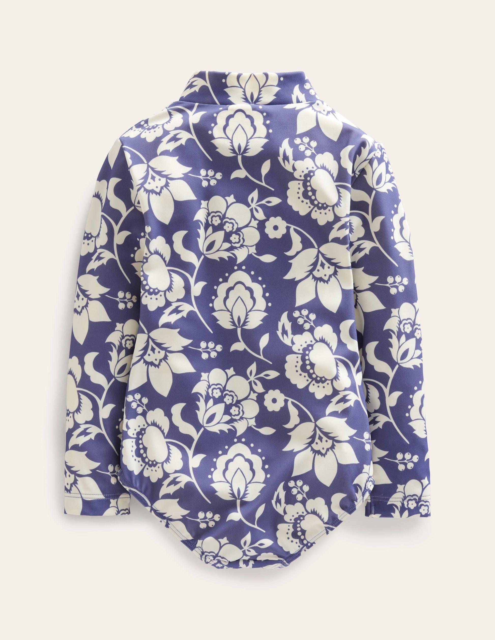 Long-sleeved Swimsuit-Soft Starboard Floral-2