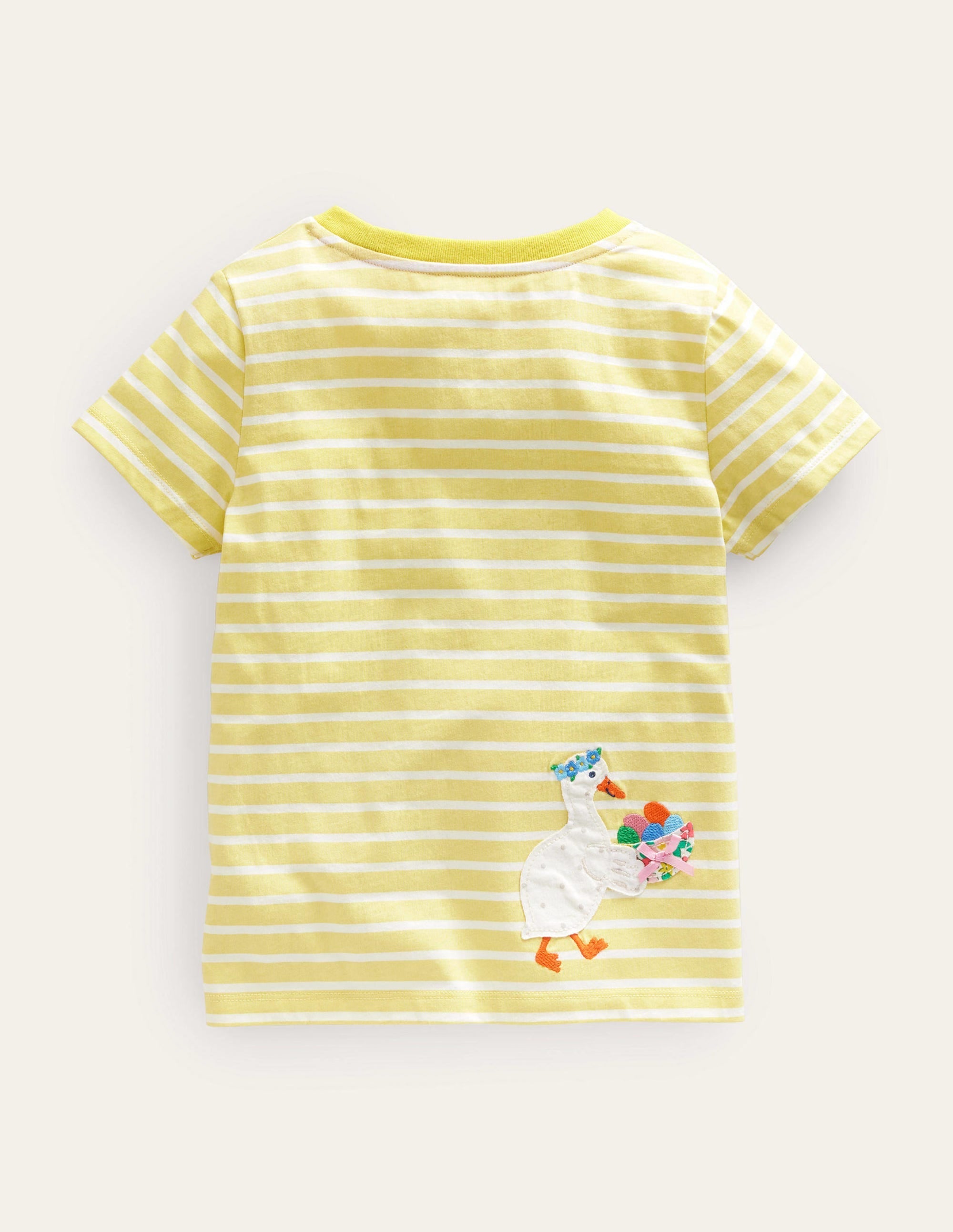 Flutter T-Shirt-Ivory/Soft Lemon Easter - Image 2