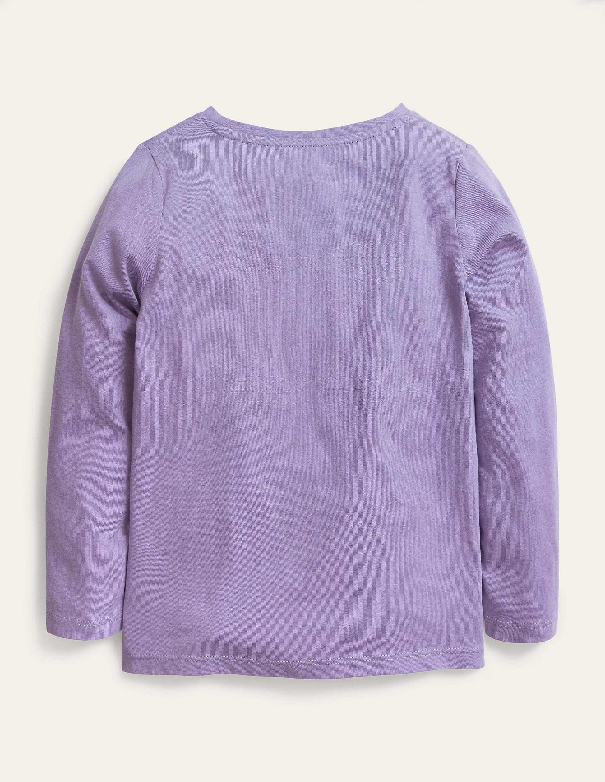 Long-Sleeved Appliqué Top-Lavender Purple Paleontologist-2