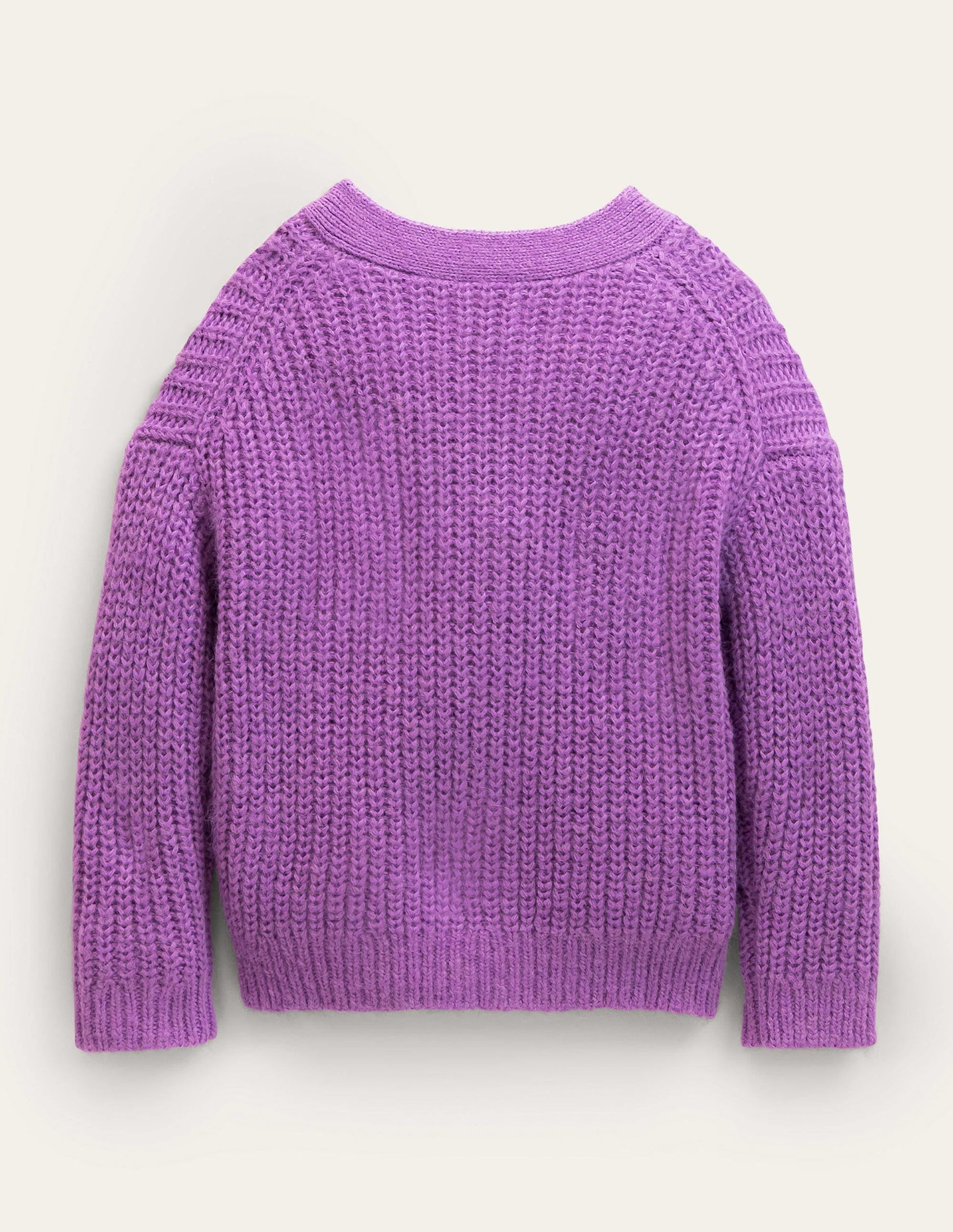 Fluffy Cardigan-Lupin Purple-2