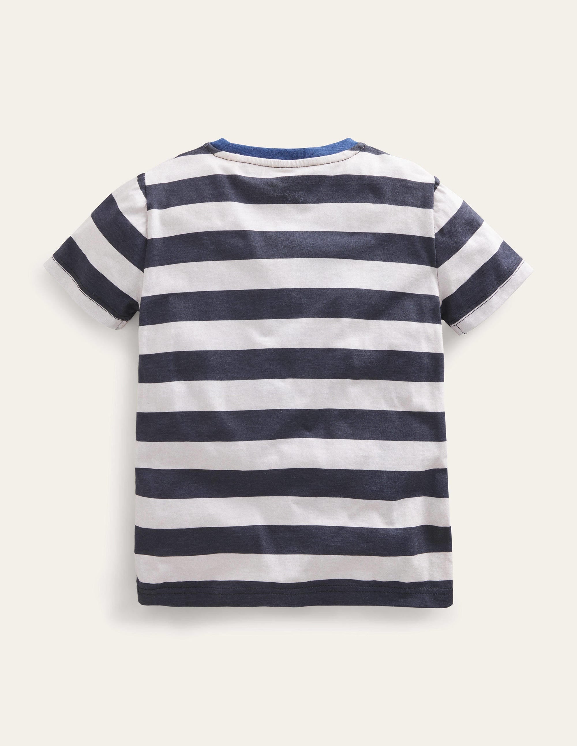 Whale Club T-shirt-Ecru Marl/Bluing Whale - Image 2