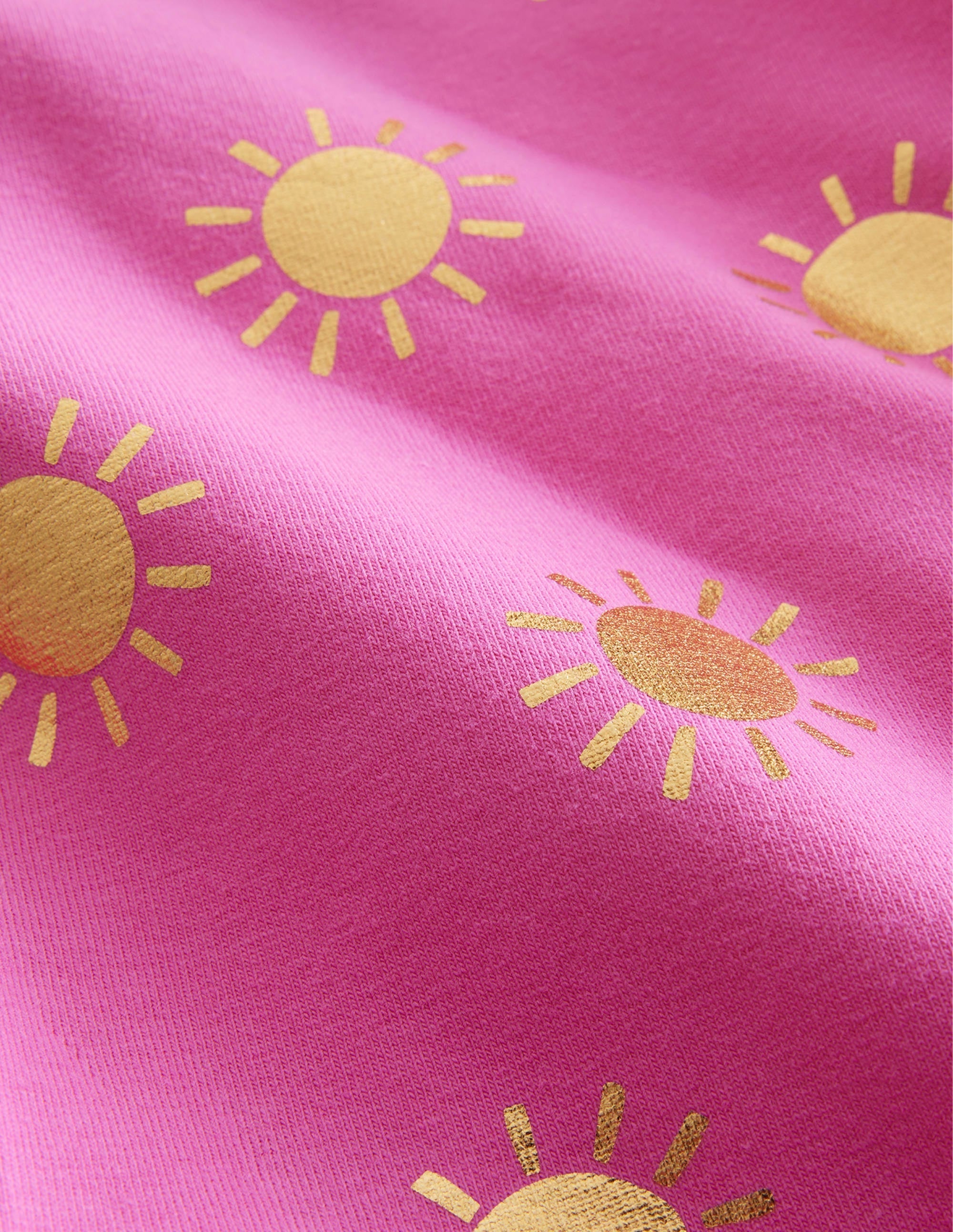 Fun Leggings-Tickled Pink/Gold Suns - Image 3