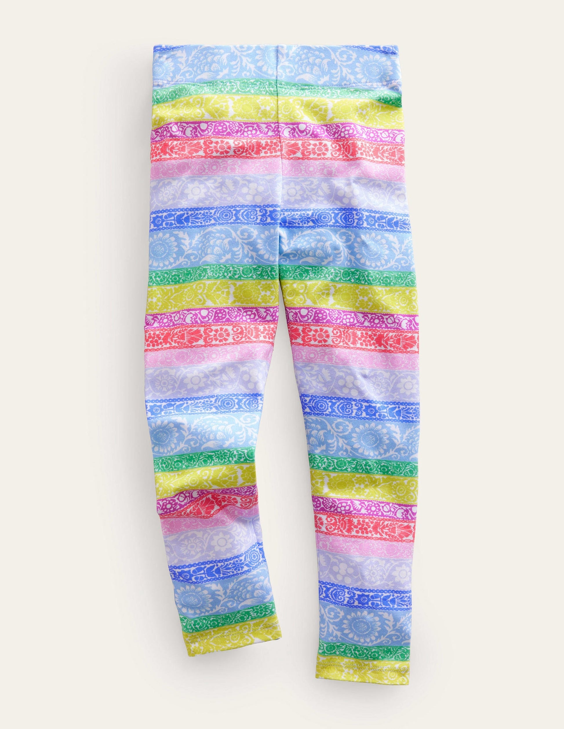 Fun Leggings-Multi Wallpaper Stripe-1