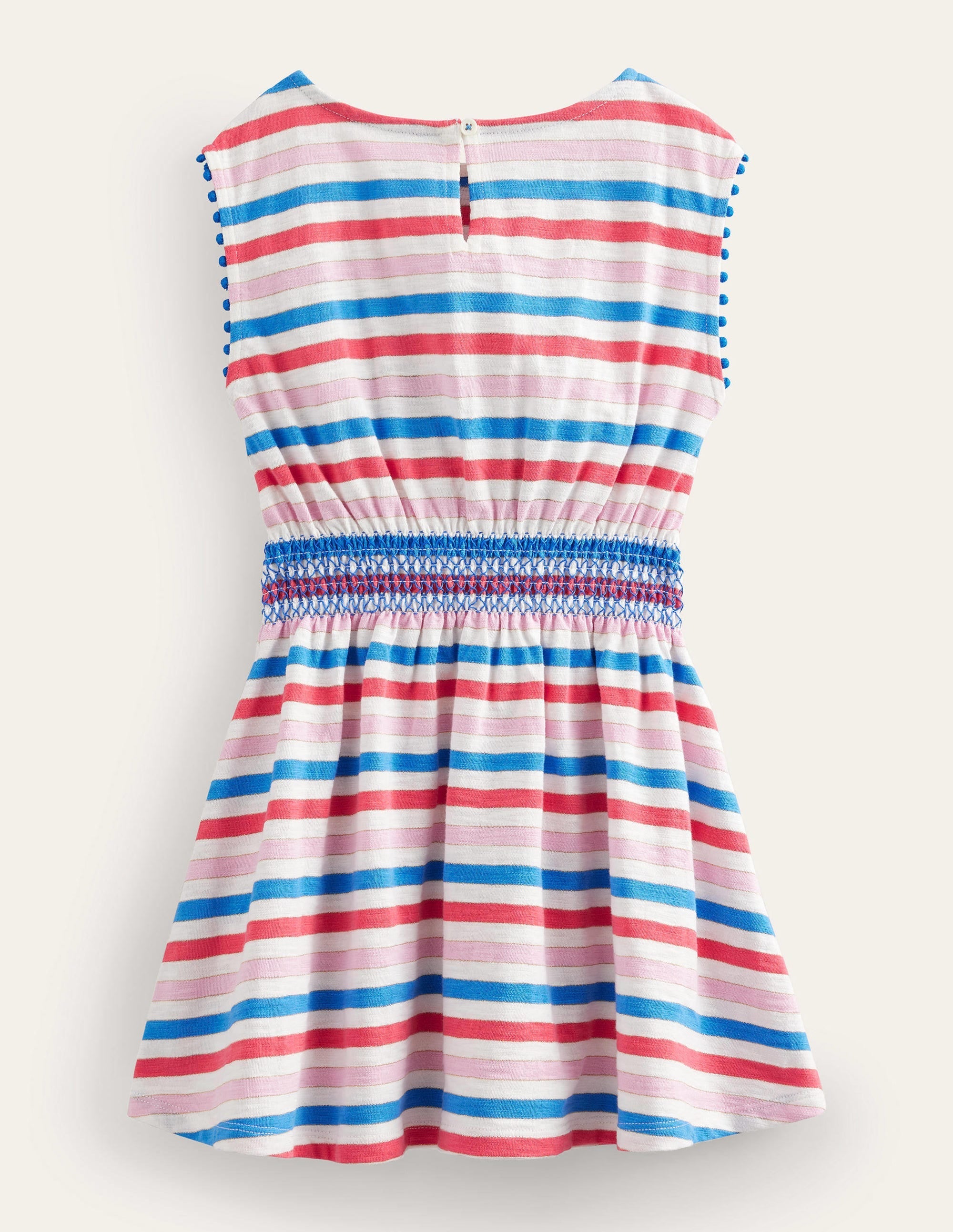 Printed Holiday Dress-Strawberry Tart Red/Lilac Pink - Image 2