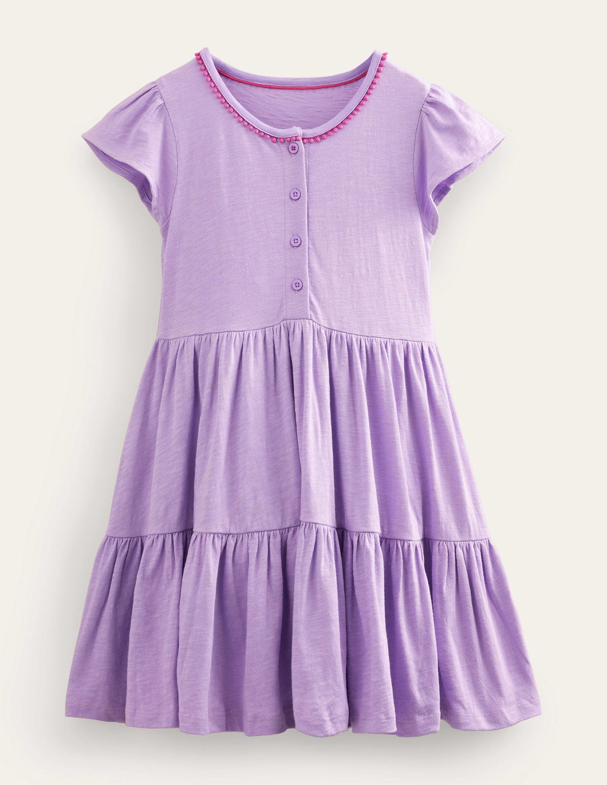 Jersey Twirly Dress-Pretty Lavender-1