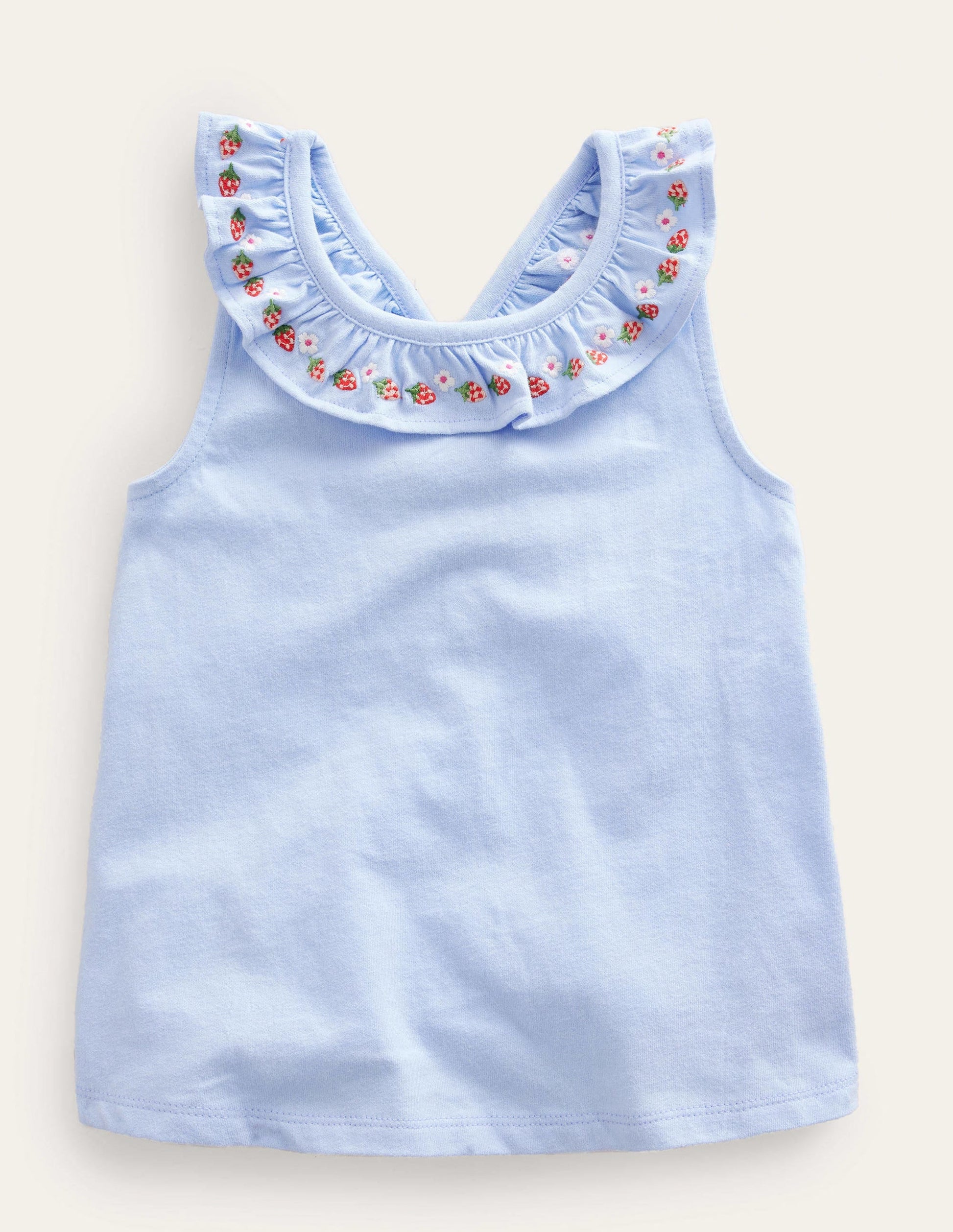 Cross-back Vest-Brunnera Blue-1