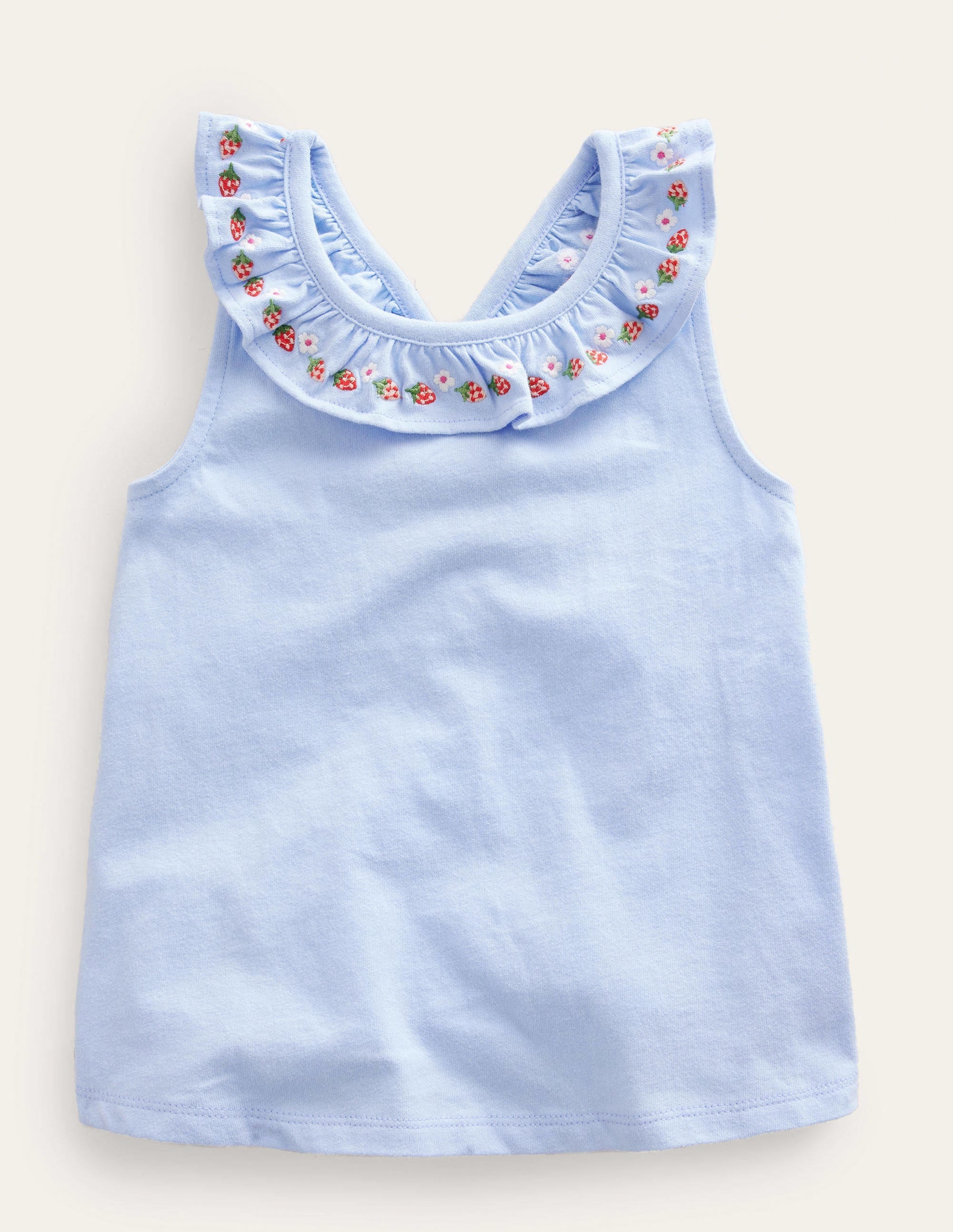 Cross-back Vest-Brunnera Blue - Image 1