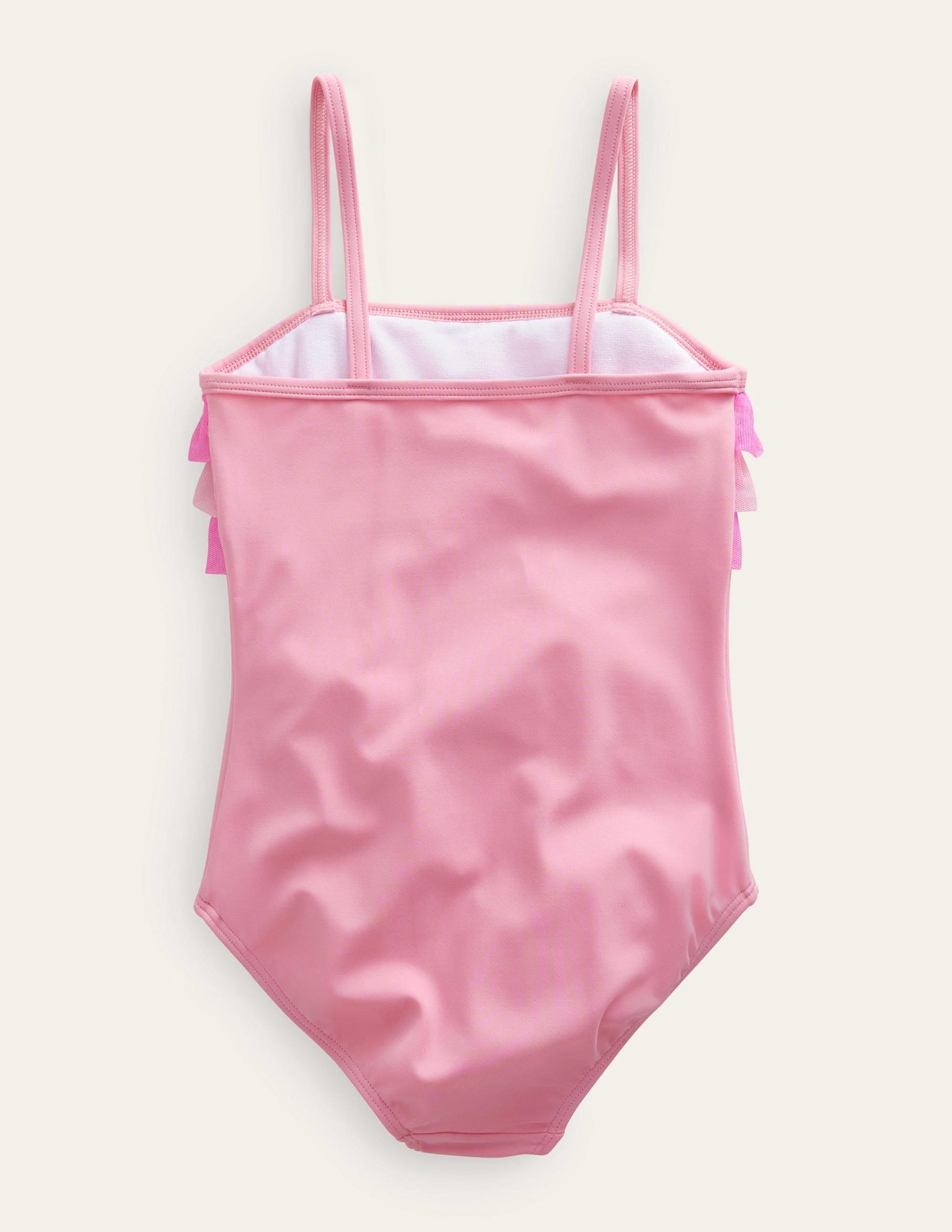Tulle Frill Swimsuit-Neon Pink-2
