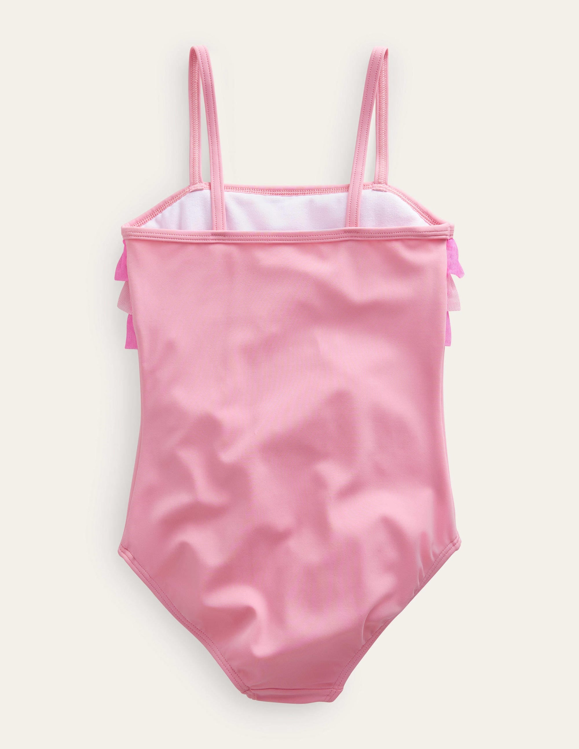 Tulle Frill Swimsuit-Neon Pink - Image 2
