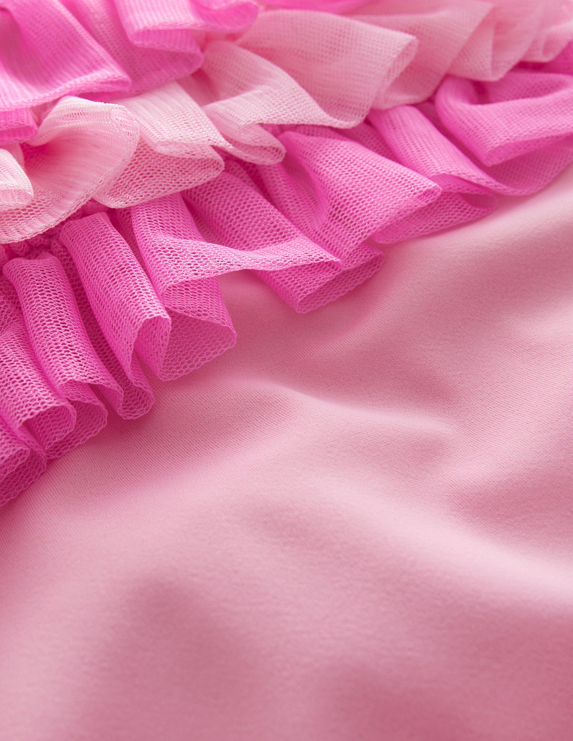Tulle Frill Swimsuit-Neon Pink - Image 3
