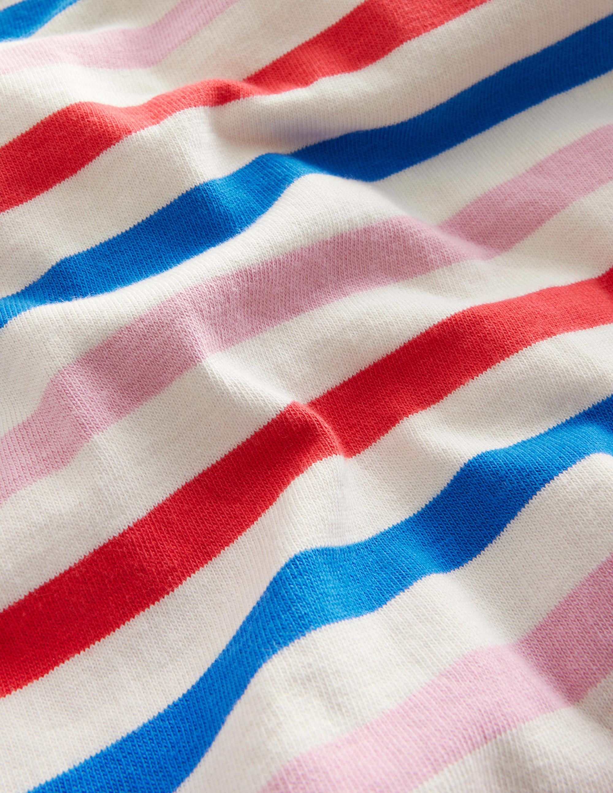 Boat Neck T-Shirt-Strawberry Tart Red/Lilac Pink - Image 3