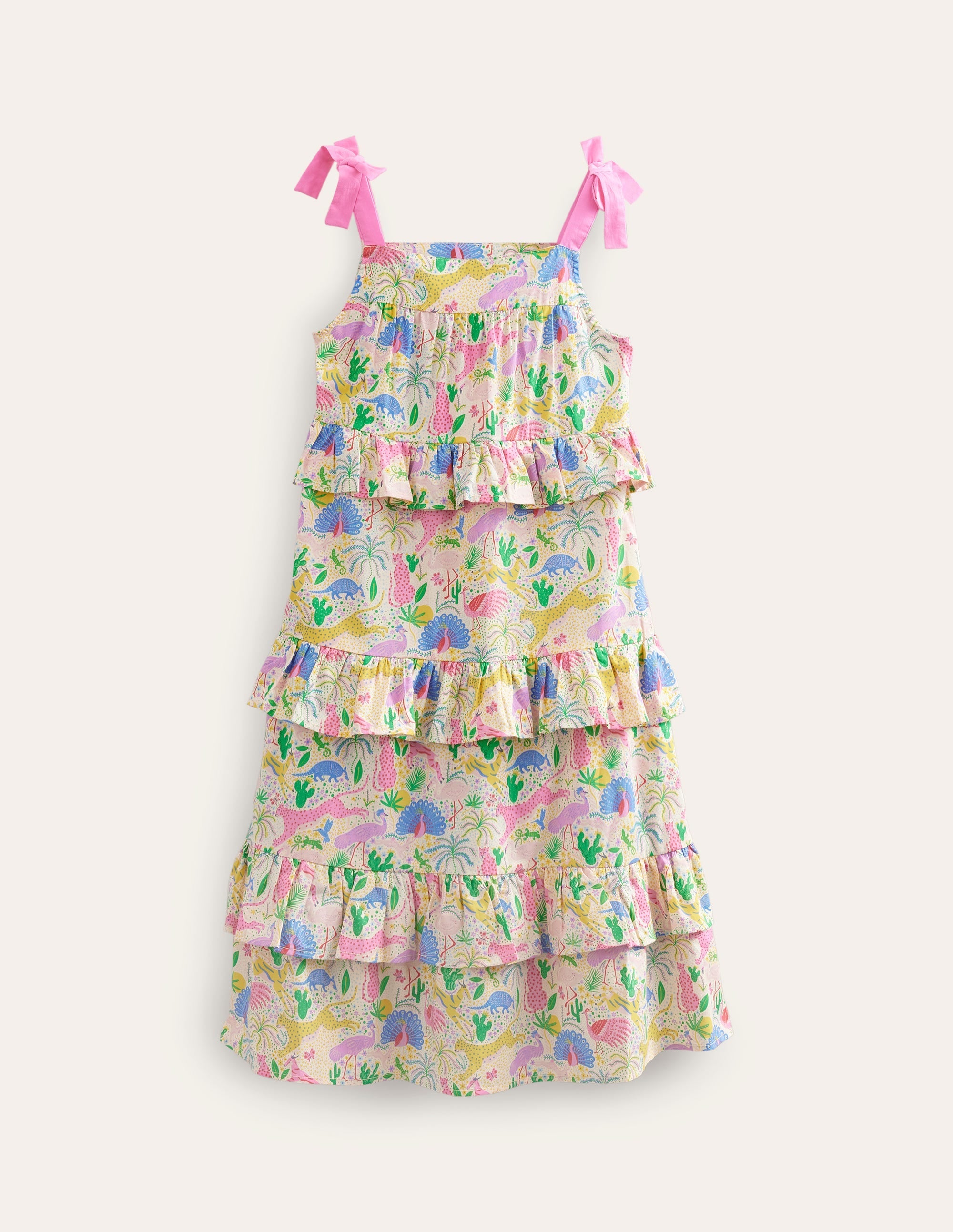 Tiered Ruffle Maxi Dress-Multi Mini Desert - Image 1