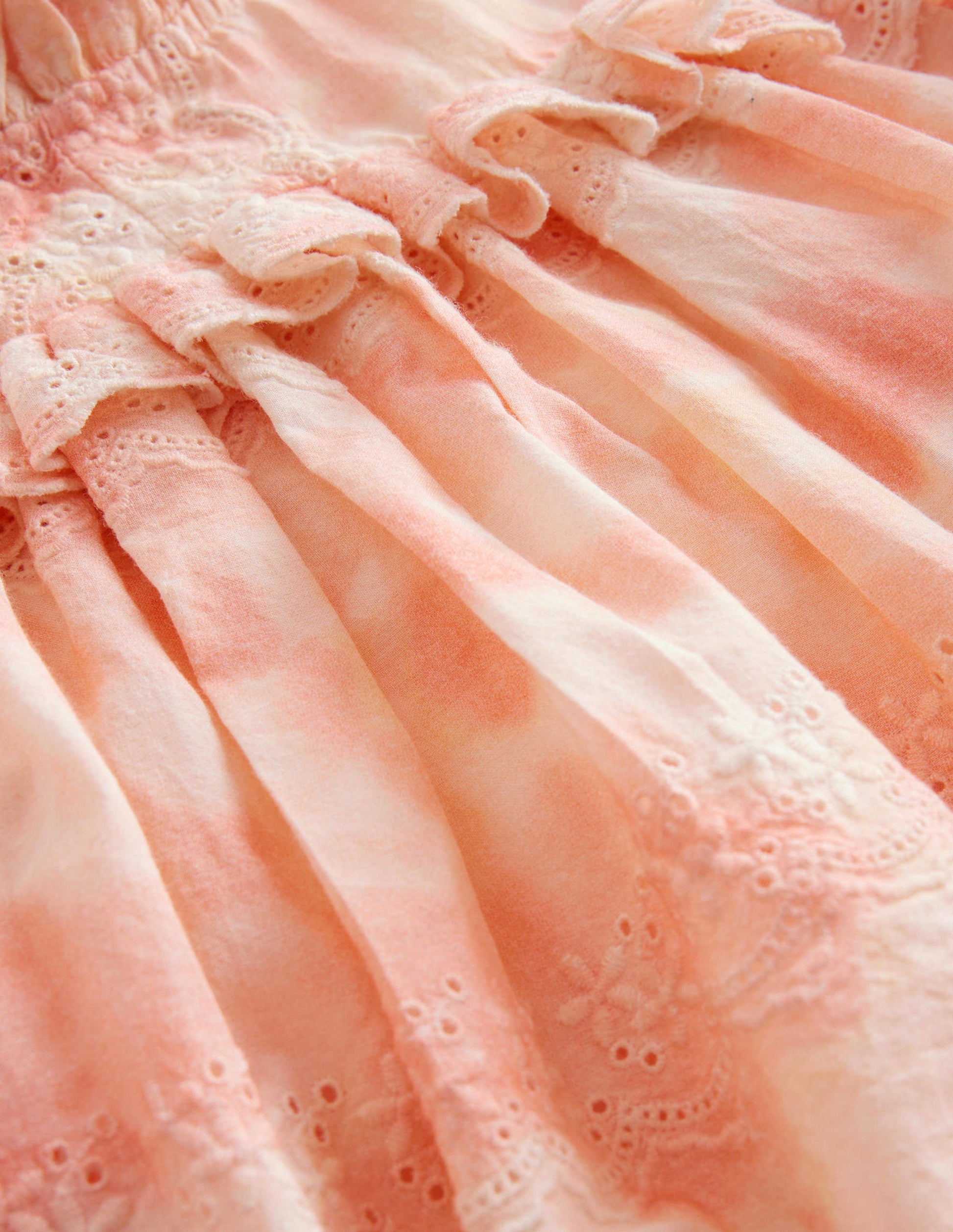 Woven Broderie Top-Pink Tie Dye-3