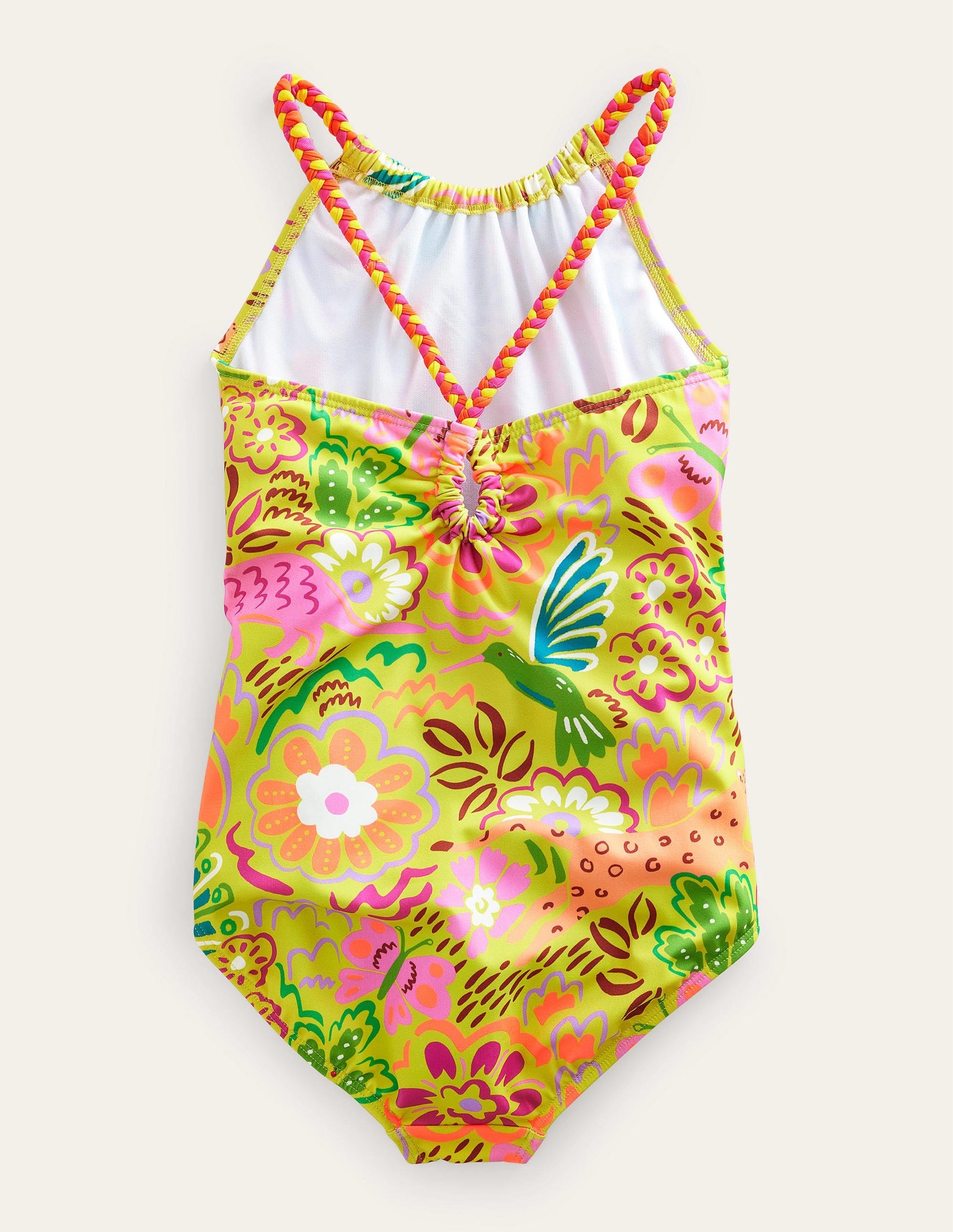 Braided Loop Back Swimsuit-Ivory, Gooseberry Animals - Image 2