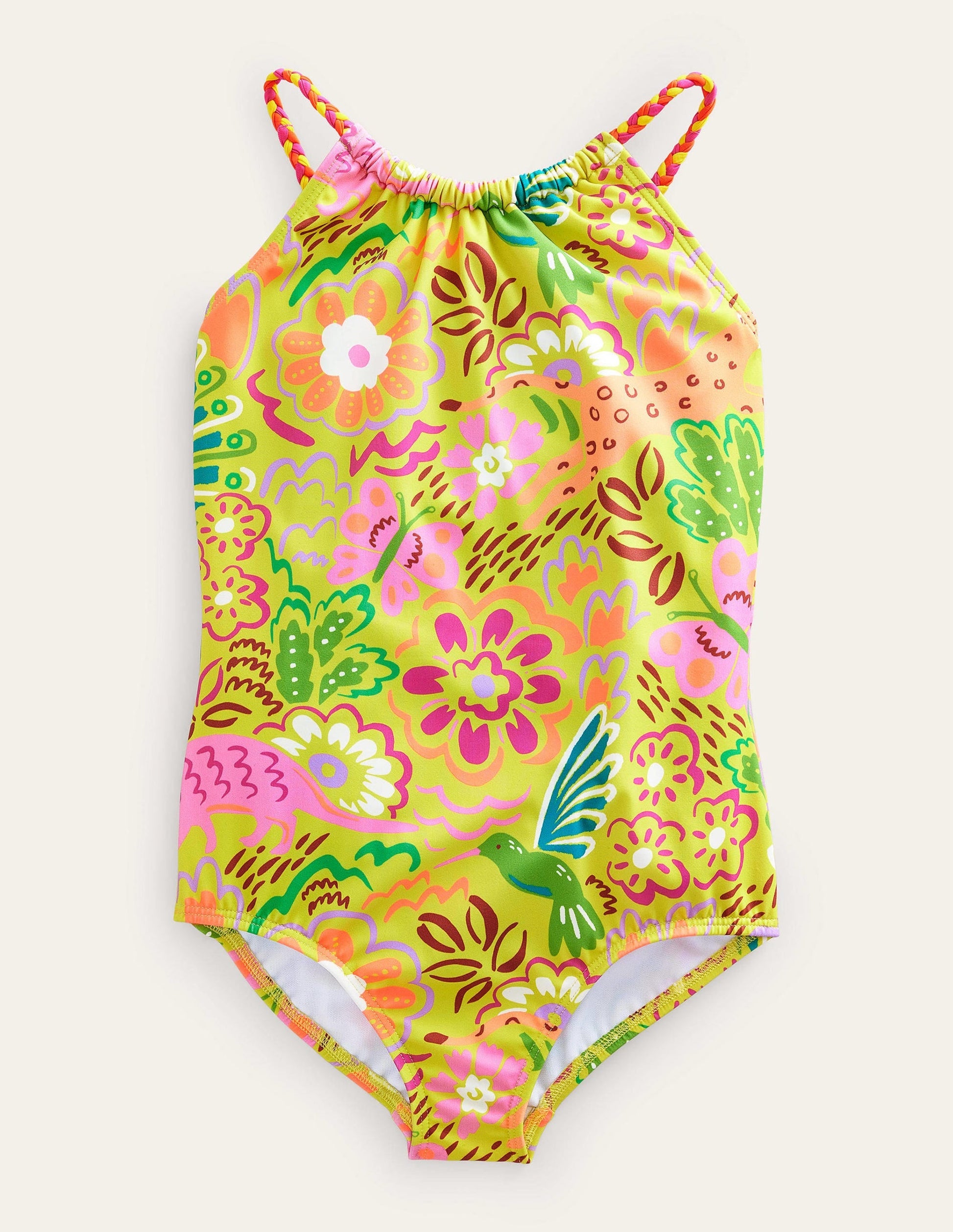 Braided Loop Back Swimsuit-Ivory, Gooseberry Animals-1