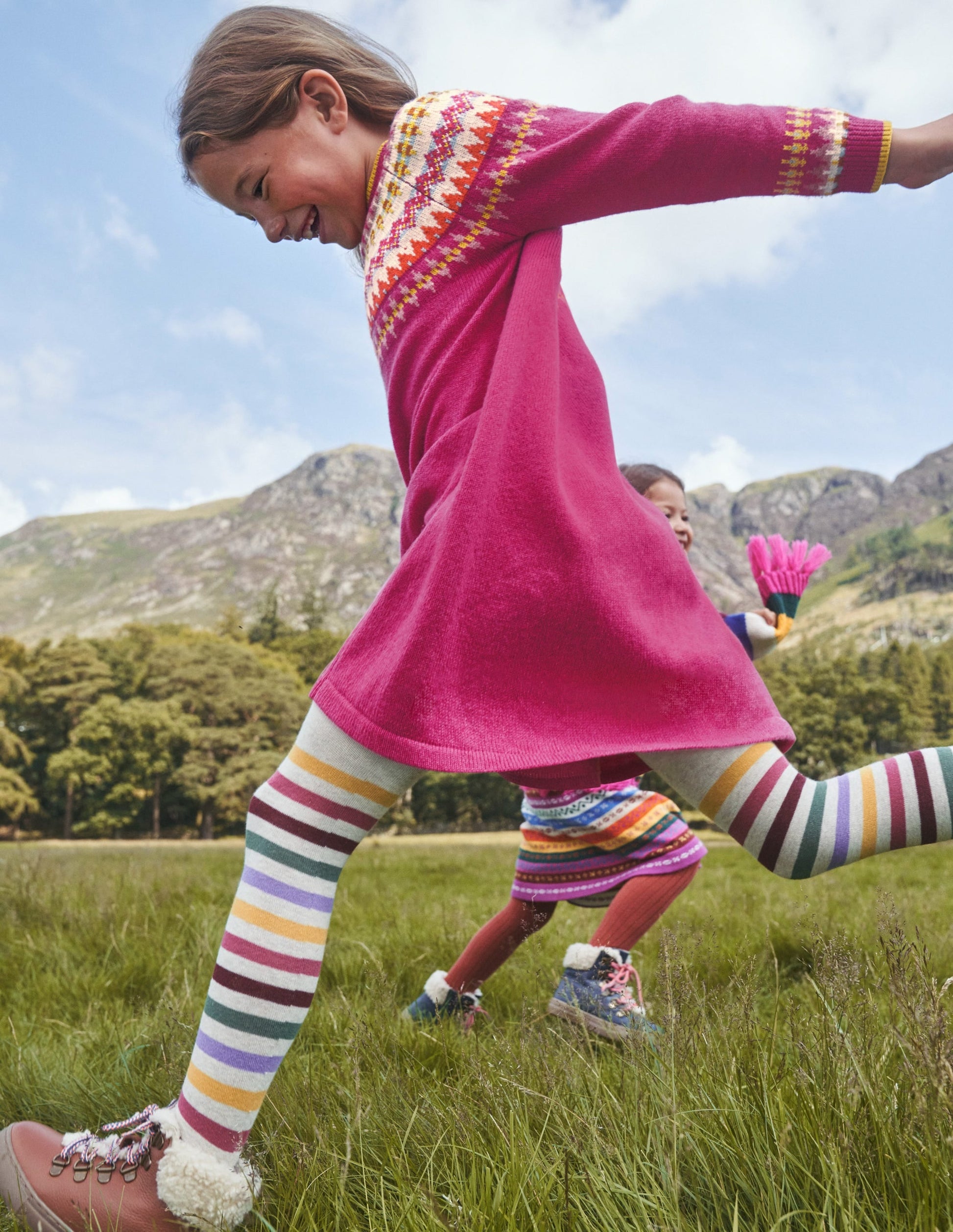 Patterned Tights-Multi Rainbow-4