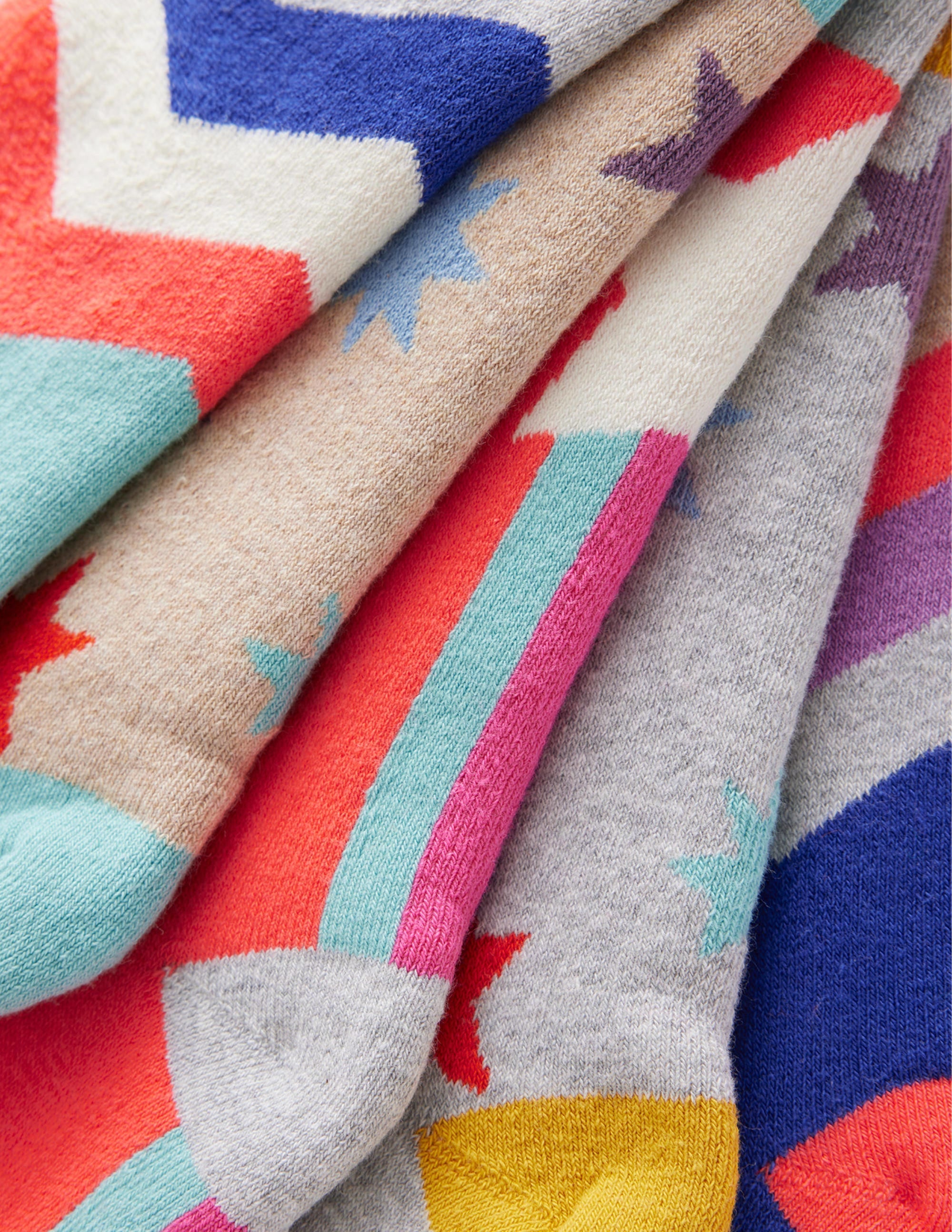 Ski Socks 5 Pack-Stars/ Chevron - Image 2