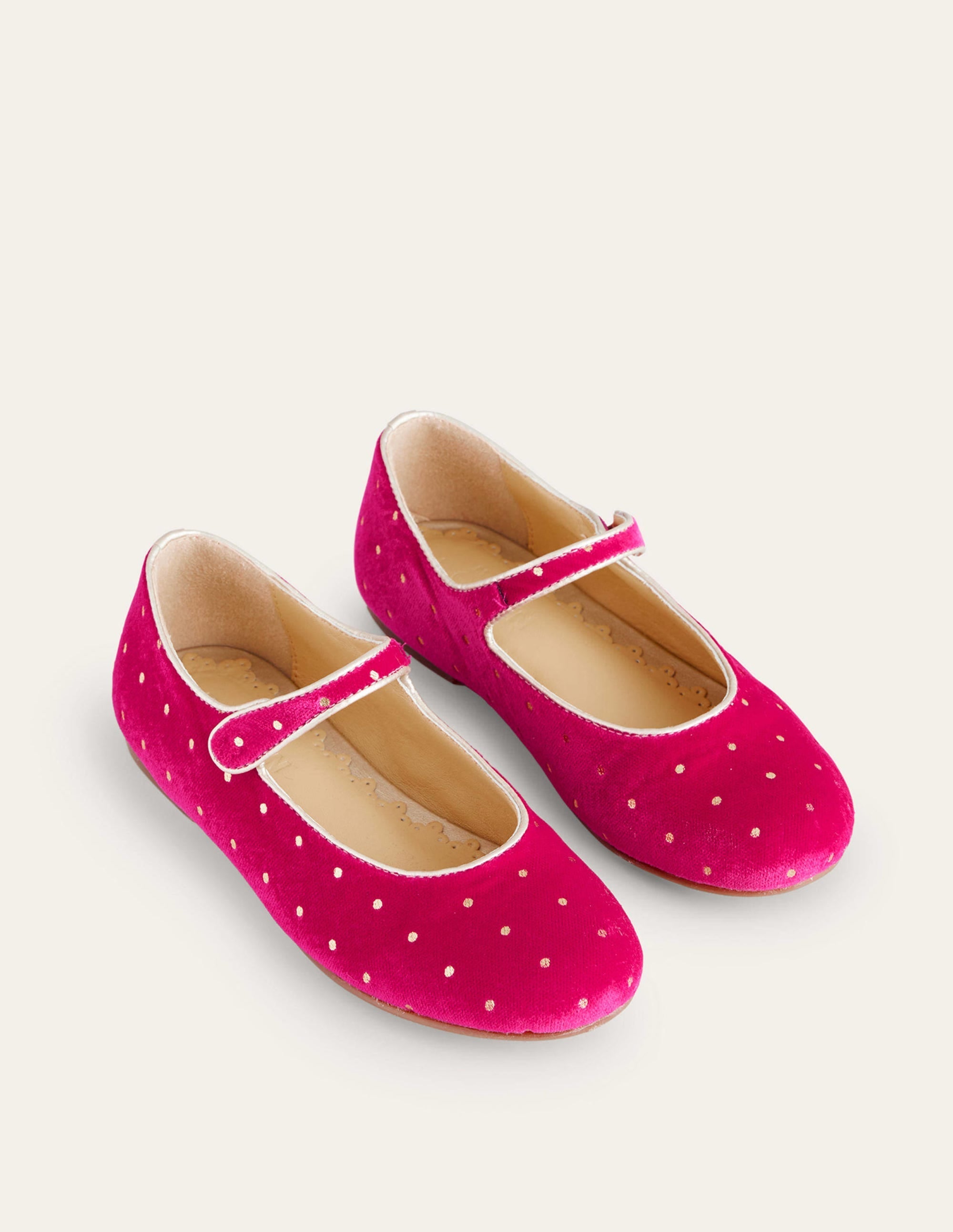 Velvet Mary Janes-Penelope Pink - Image 2