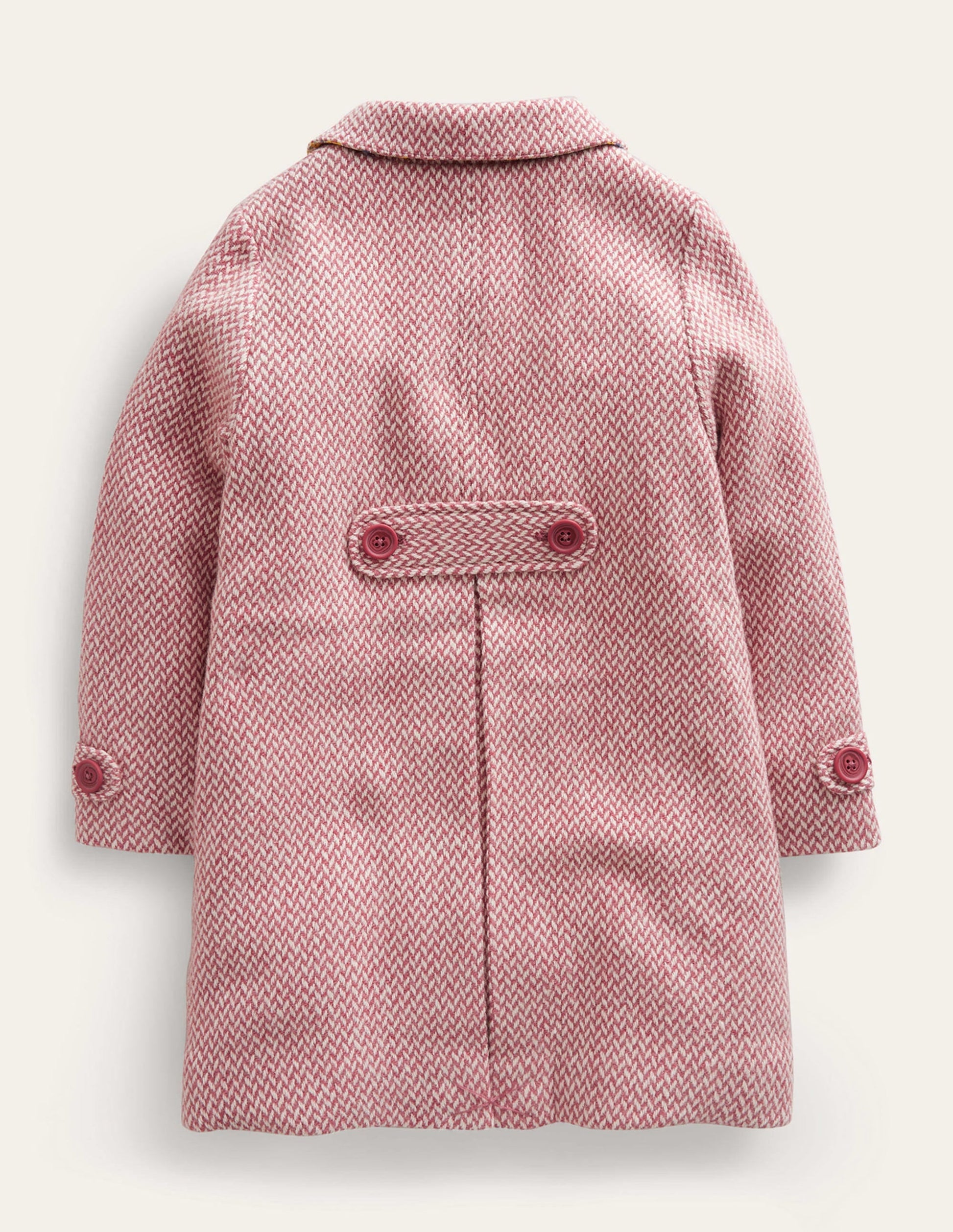 Wonderful Wool Blend Coat-Pink Twill-2