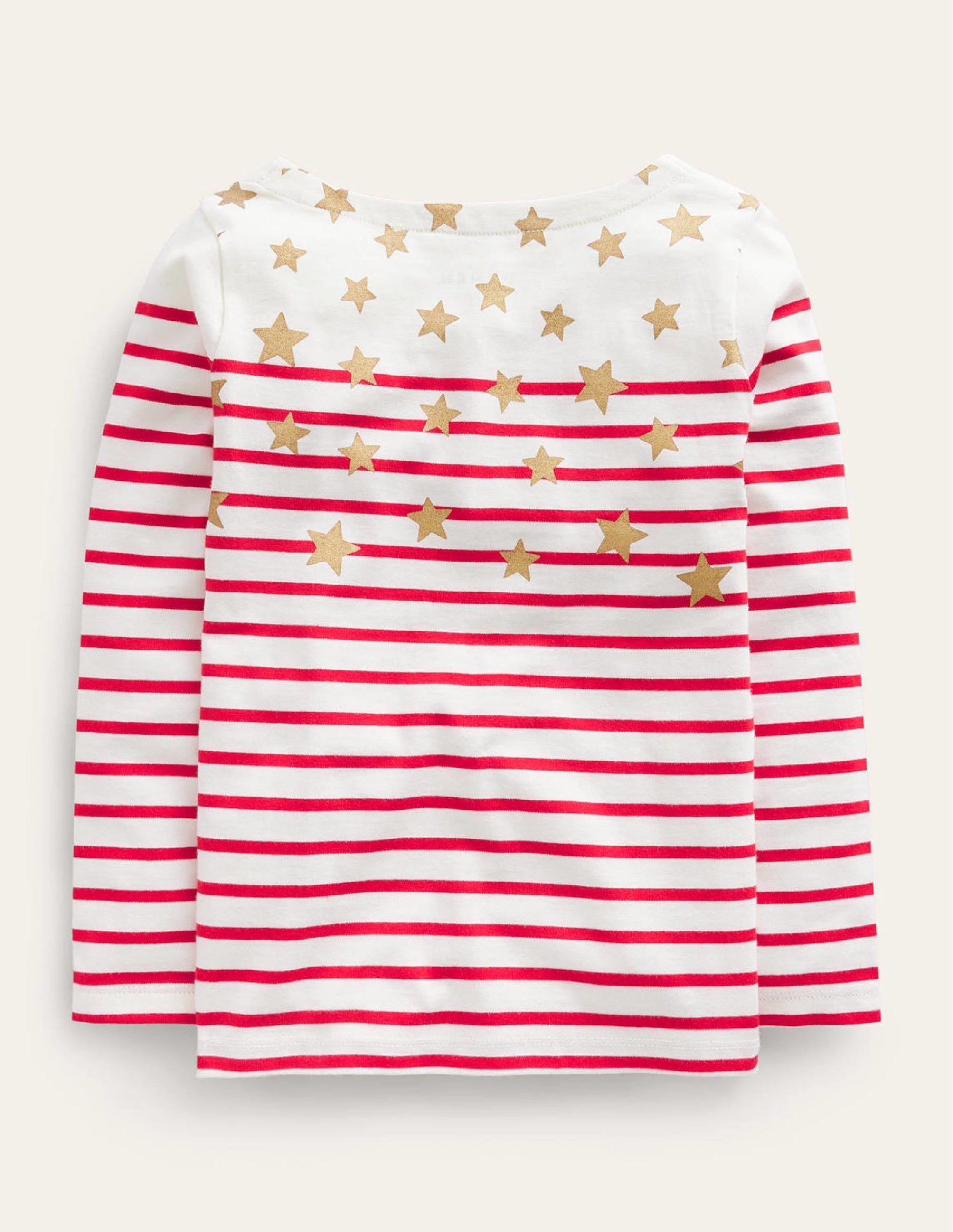 Fun Breton-Rockabilly Red/Ivory Stars-2