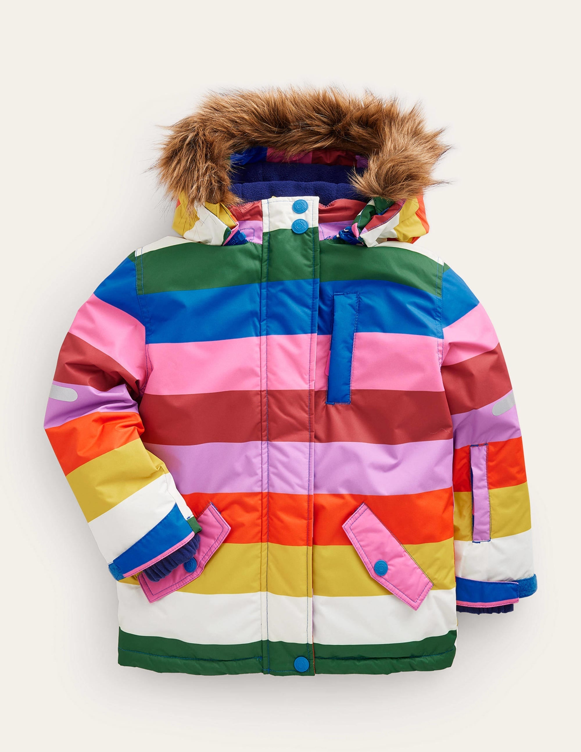 All-Weather Waterproof Jacket-Multi Stripe - Image 1