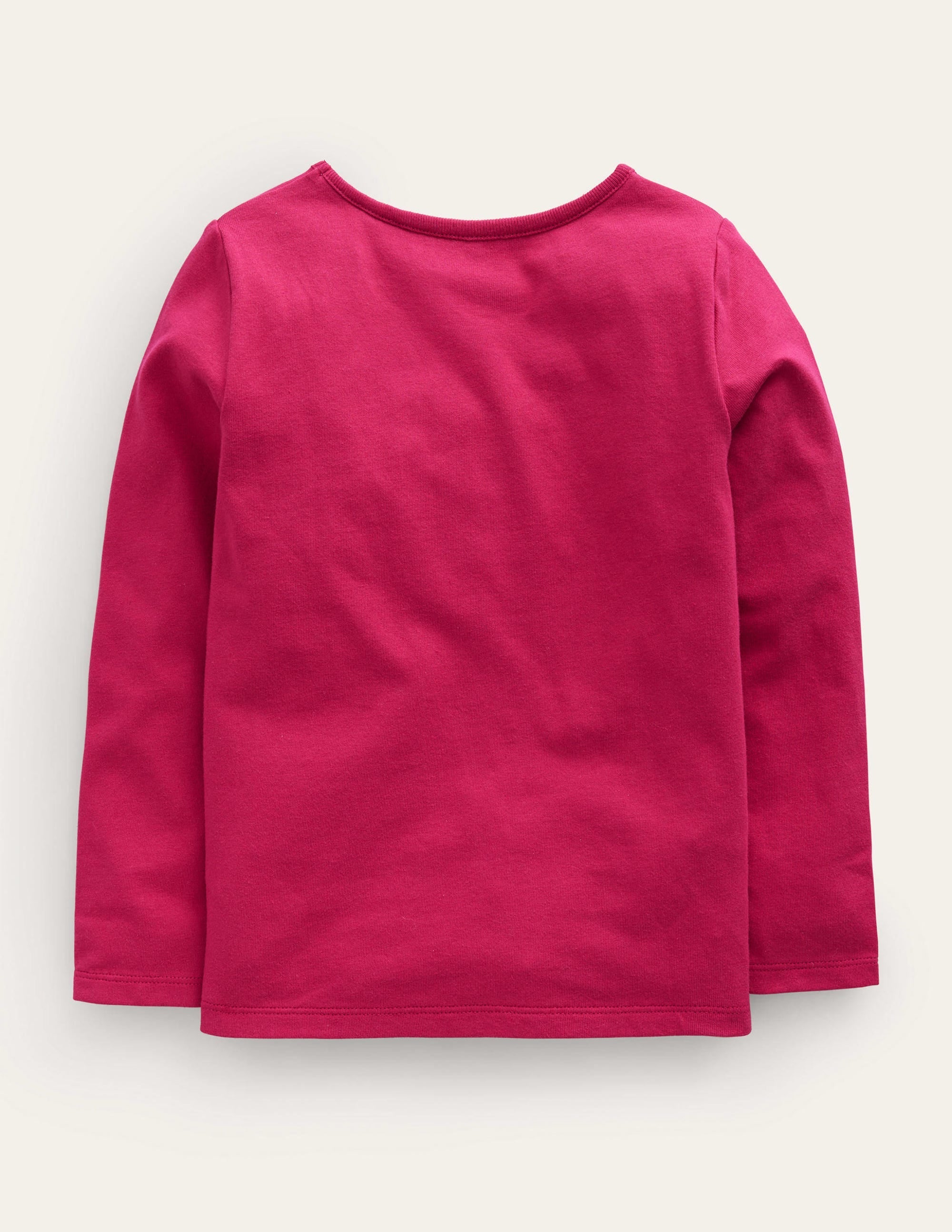 Puff Sleeve Appliqué T-shirt-Penelope Pink Deer - Image 2