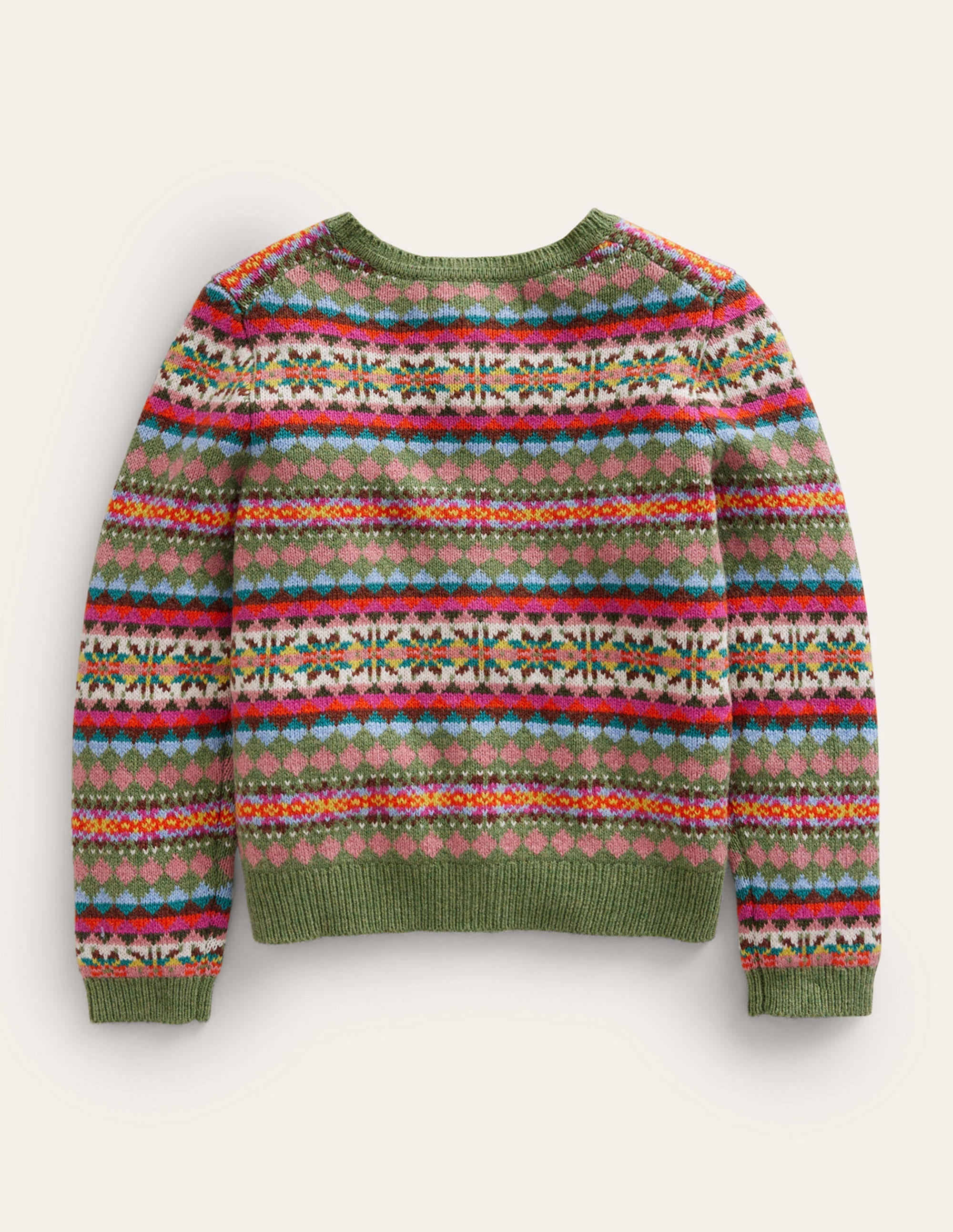 Fair Isle Cardigan-Multi Fair Isle - Image 2