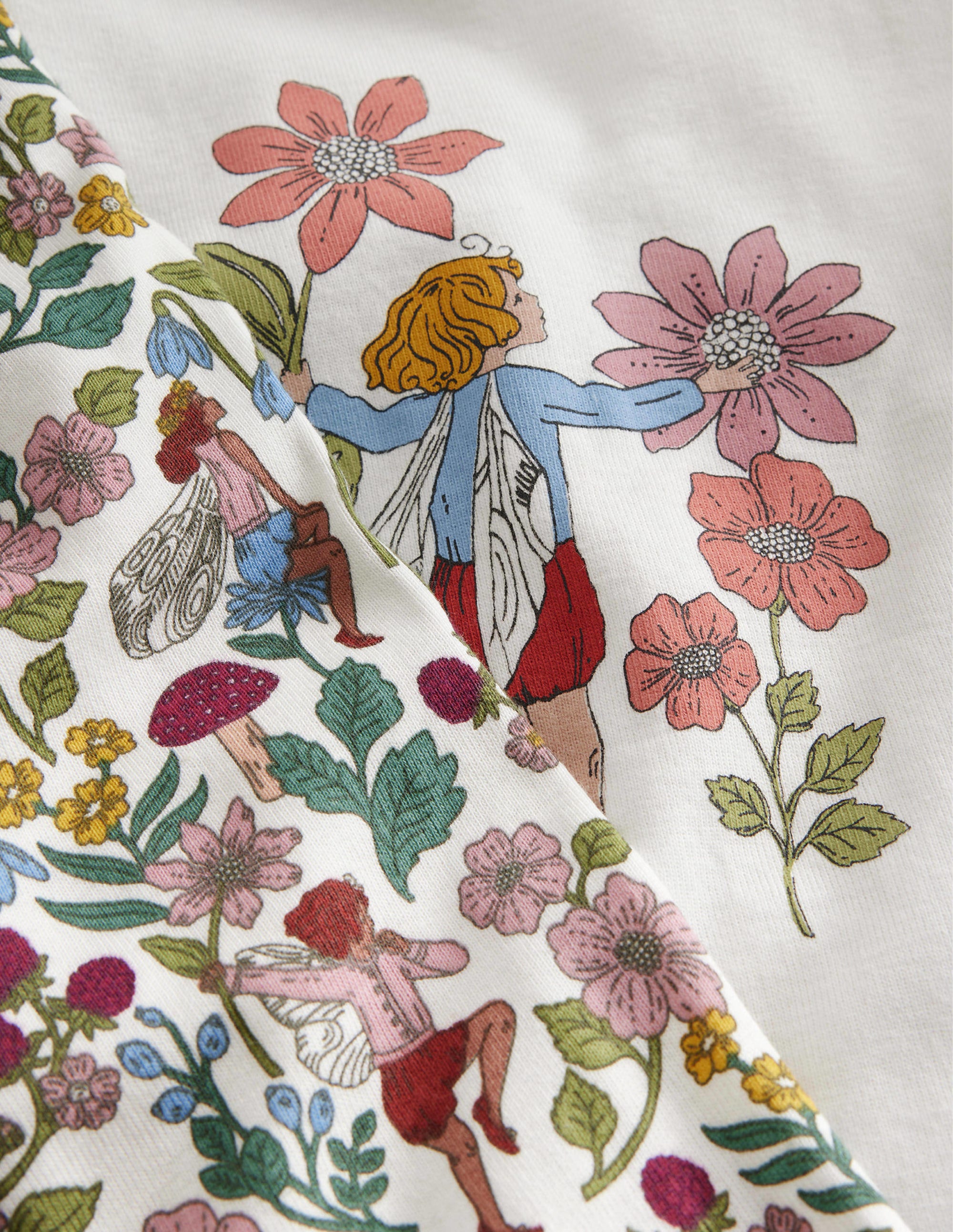 Snug Long John Pyjamas-Ivory Fairies - Image 3