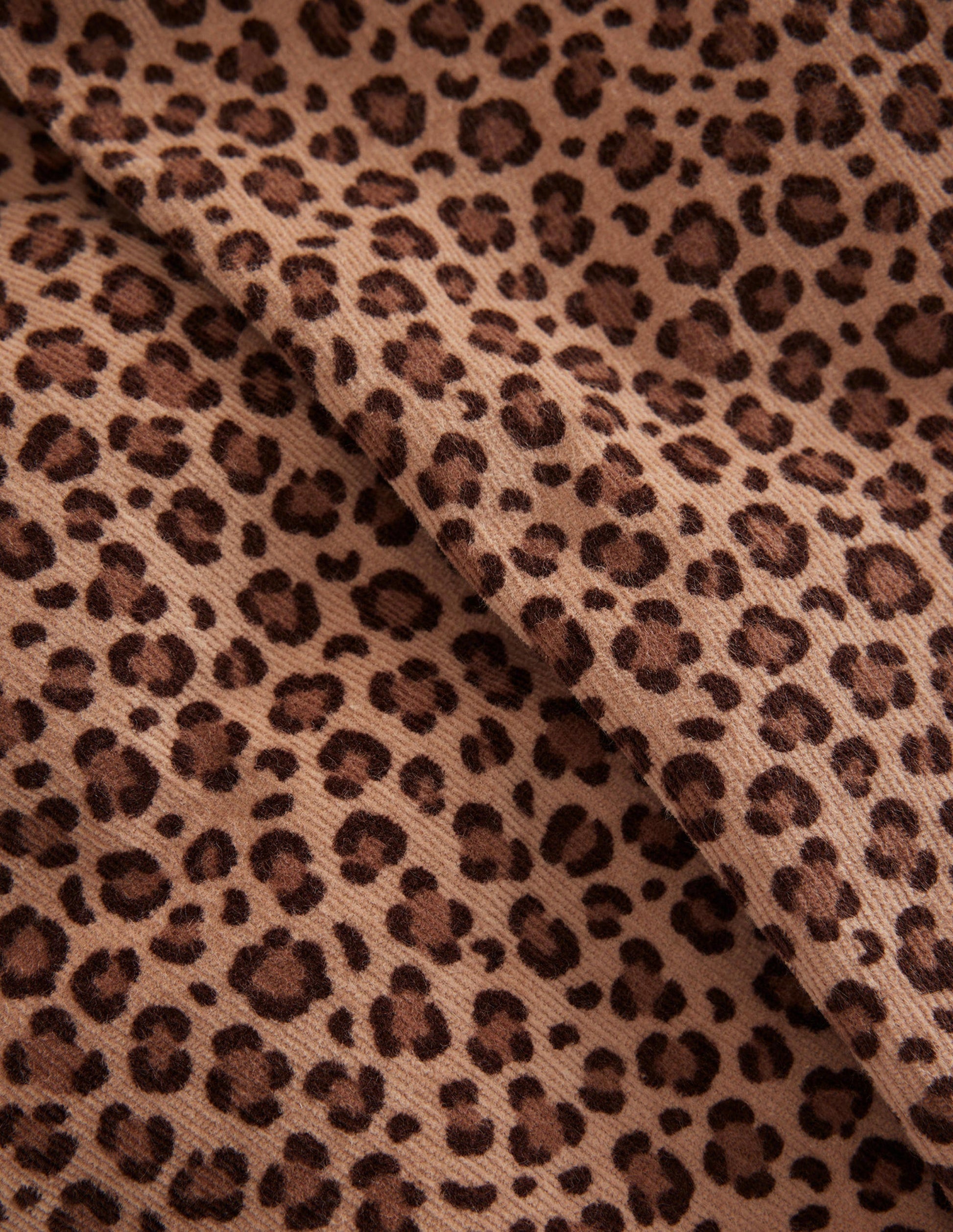 Cord Leggings-Leopard Print-3