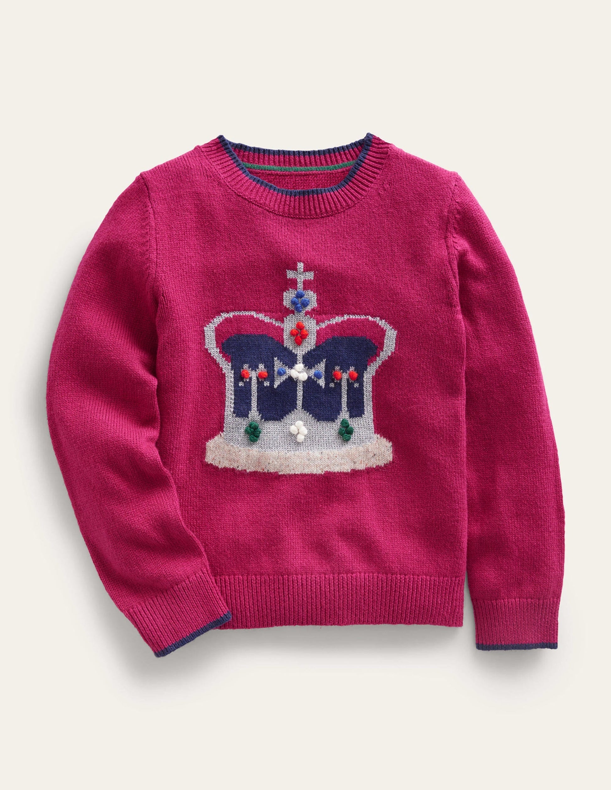 Crown Jumper-Penelope Pink-1
