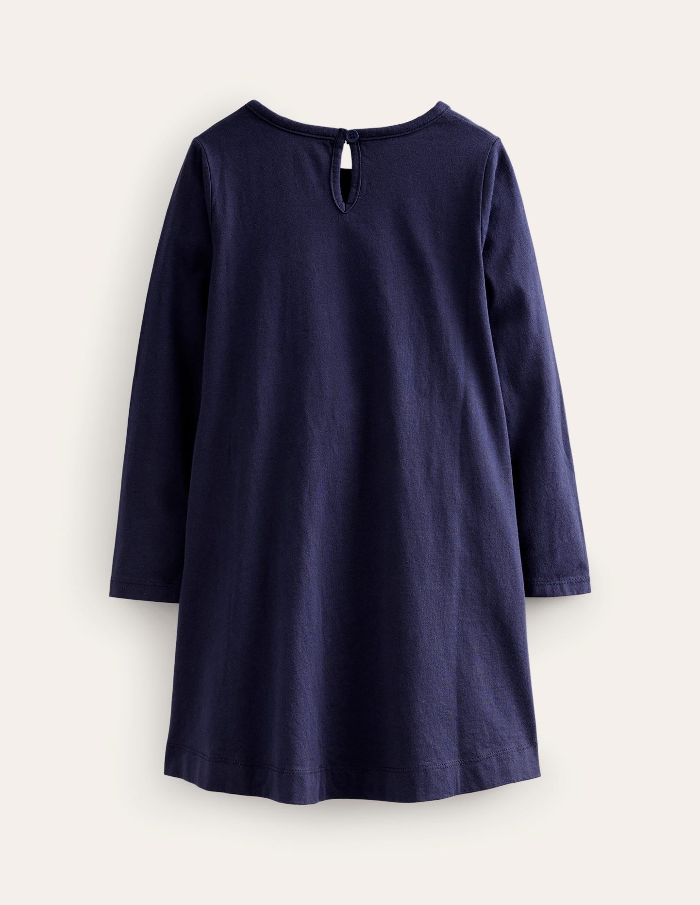 Advent Calendar Appliqué Dress-French Navy-2