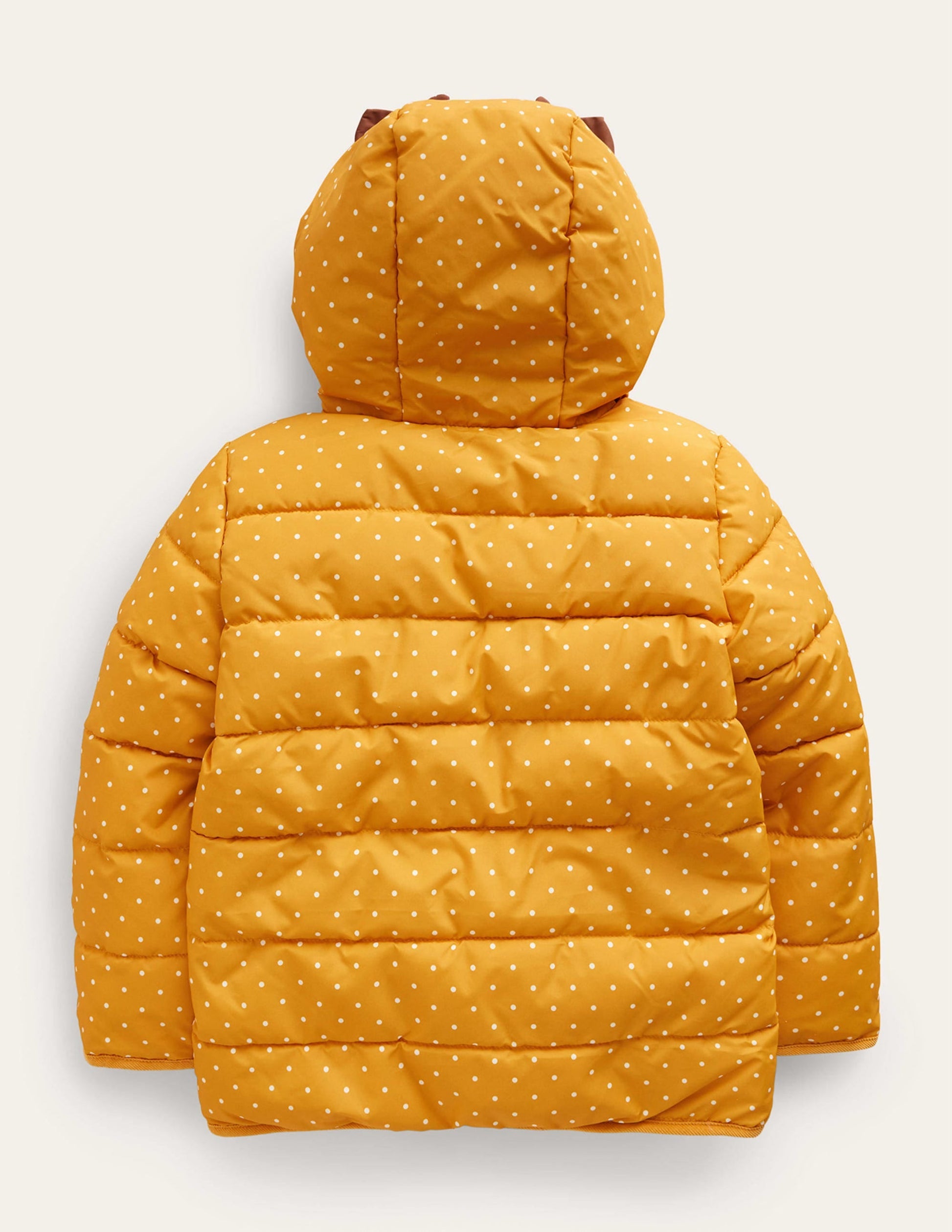 Novelty Padded Coat-Brioche Pin Spot-2