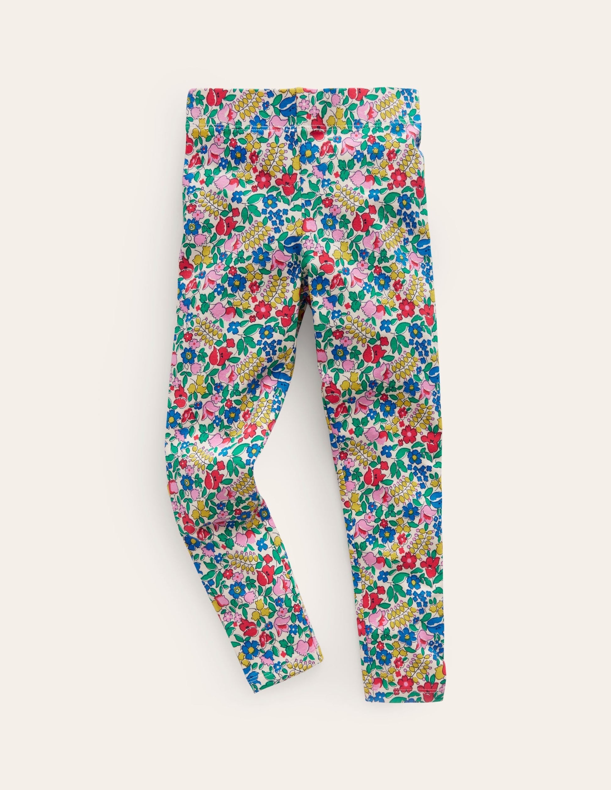 Fun Leggings-Multi Flowerbed-1