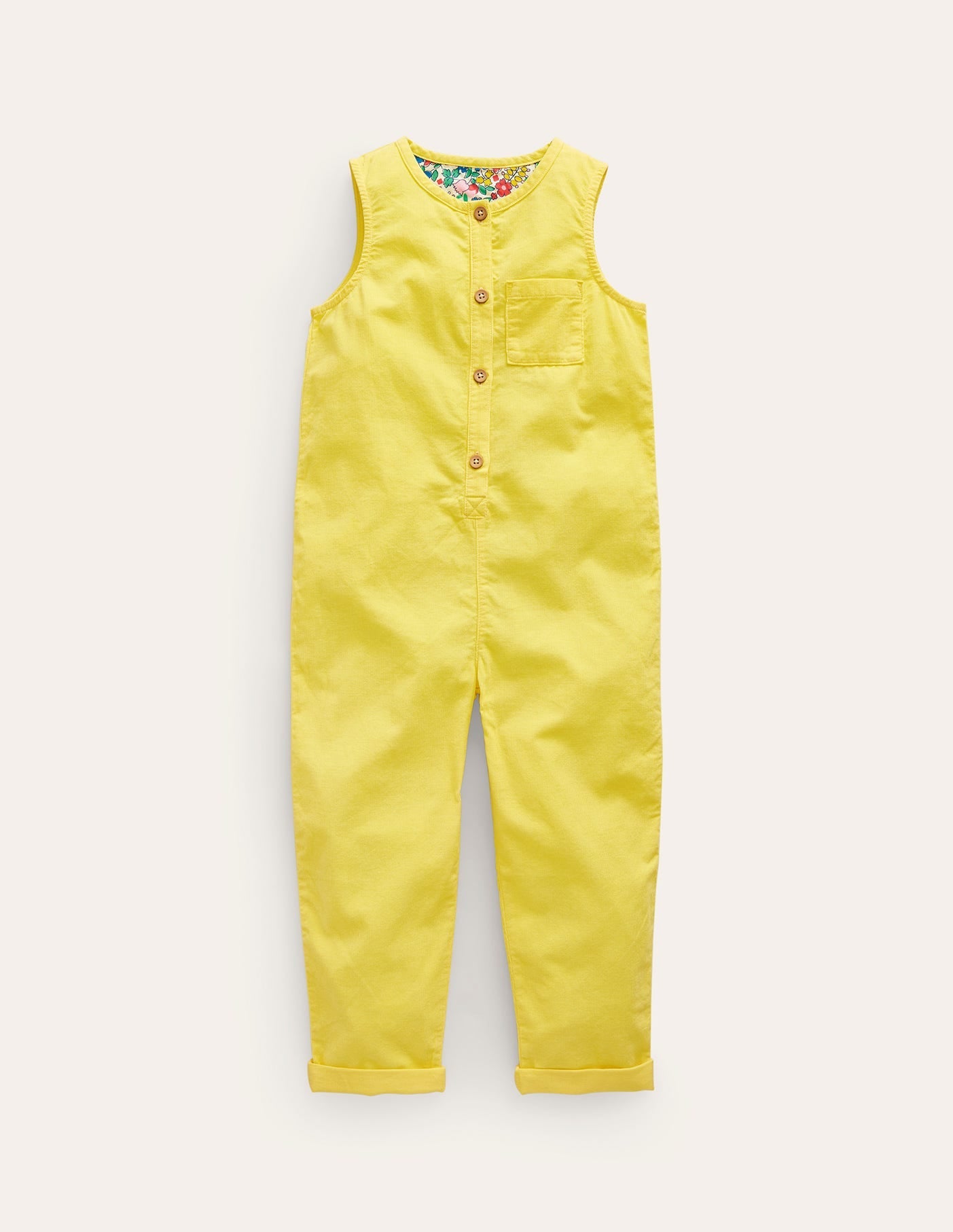 Cord Boilersuit-Sweetcorn Yellow-1