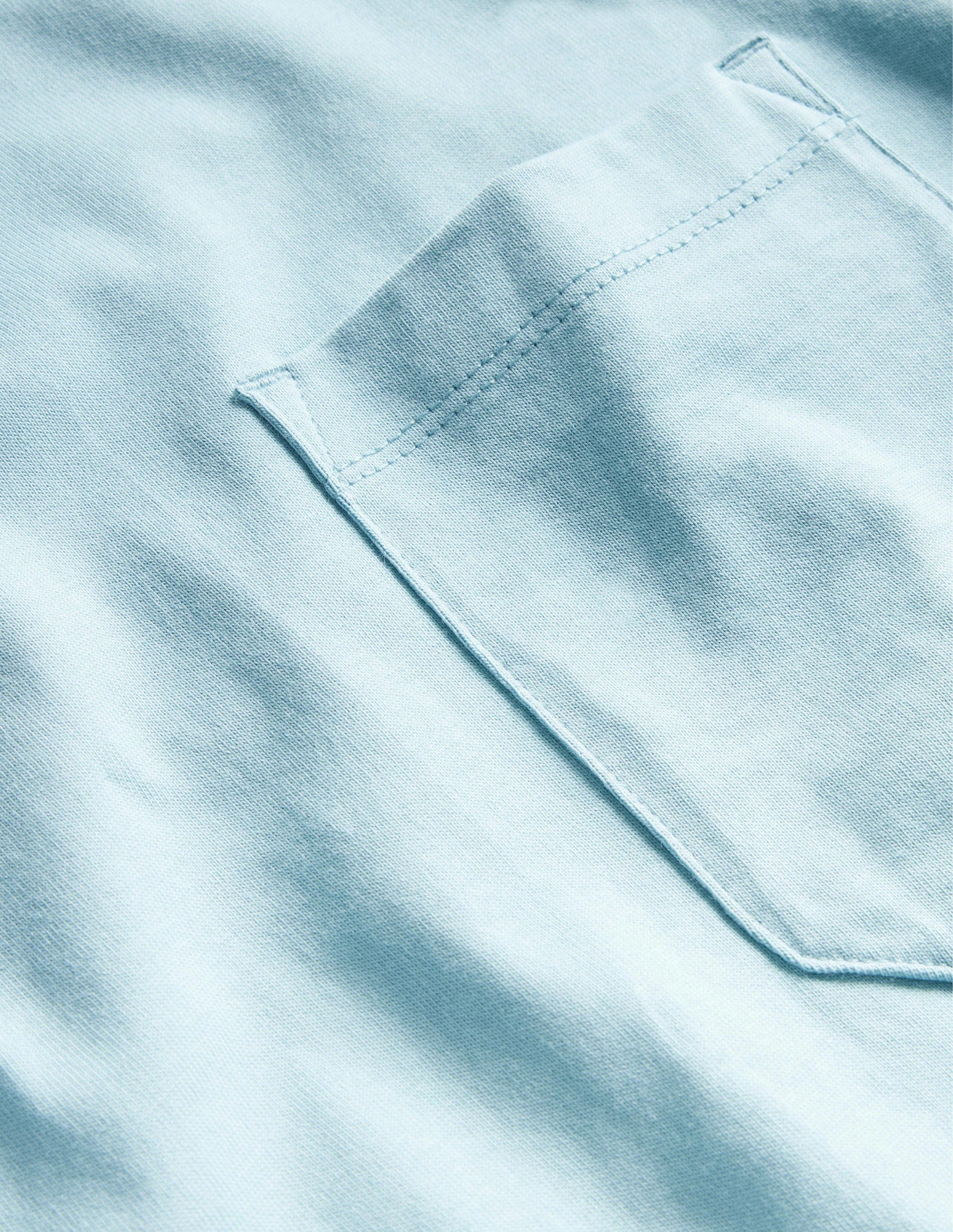 Relaxed Long Sleeve T-shirt-Washed Blue-2