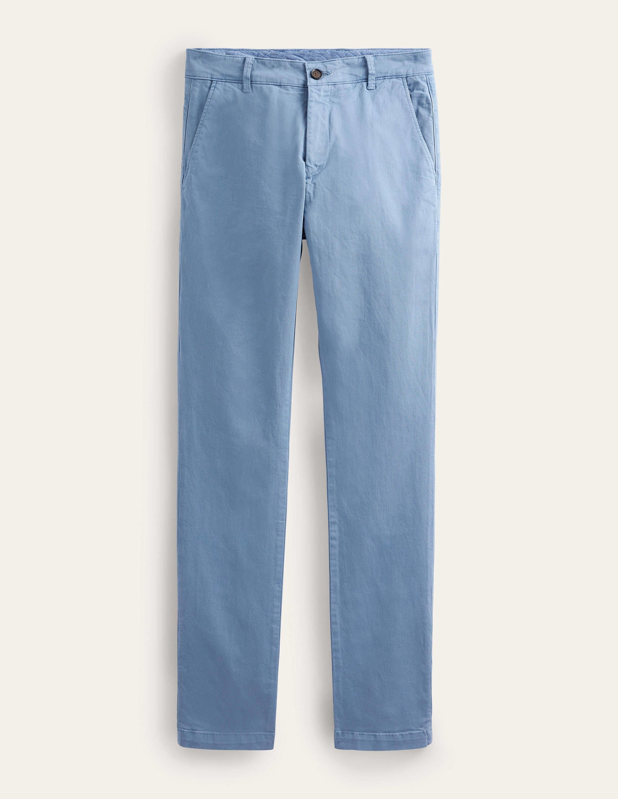 Laundered Chino Trousers-Captains Blue - Image 5