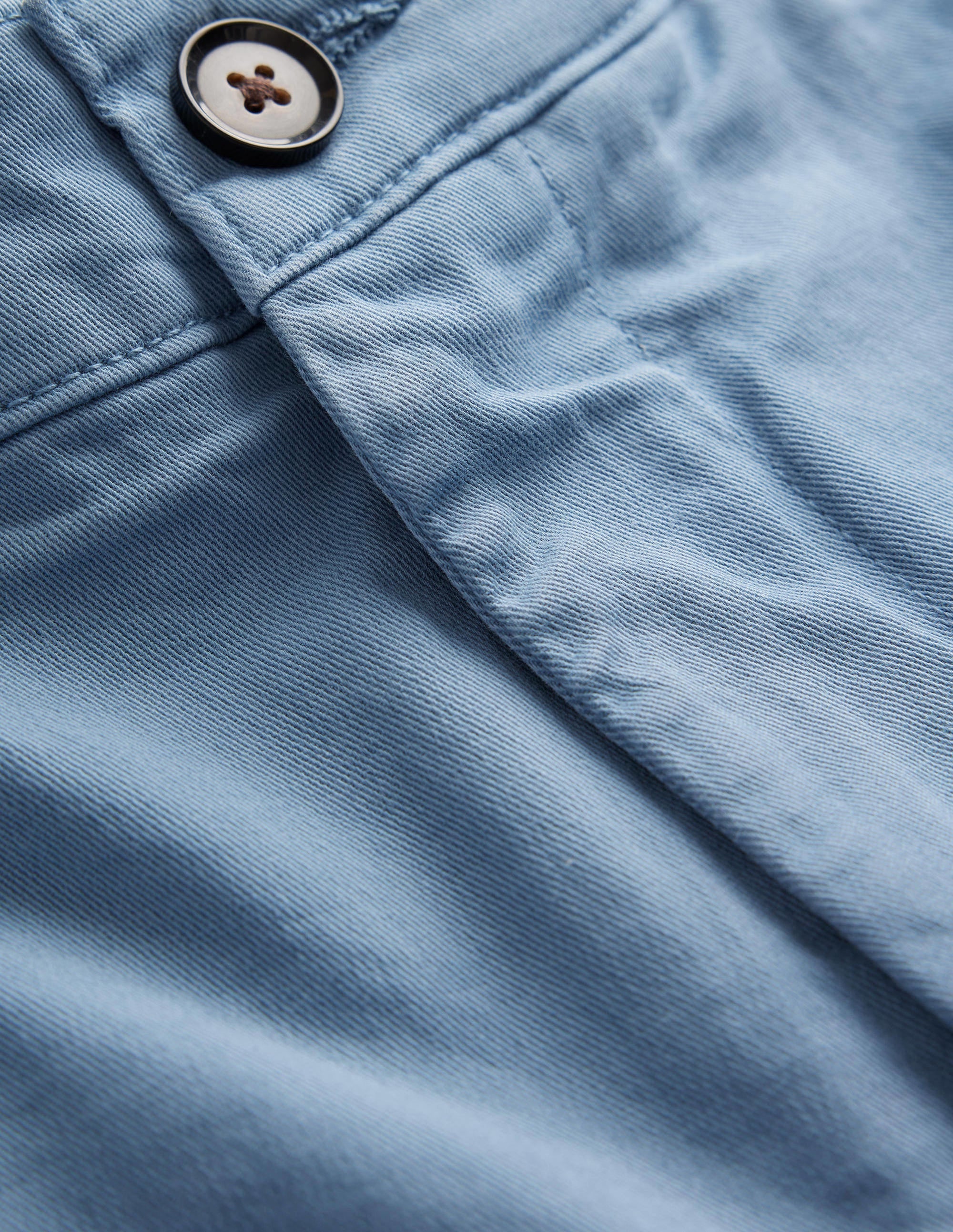 Laundered Chino Trousers-Captains Blue - Image 6
