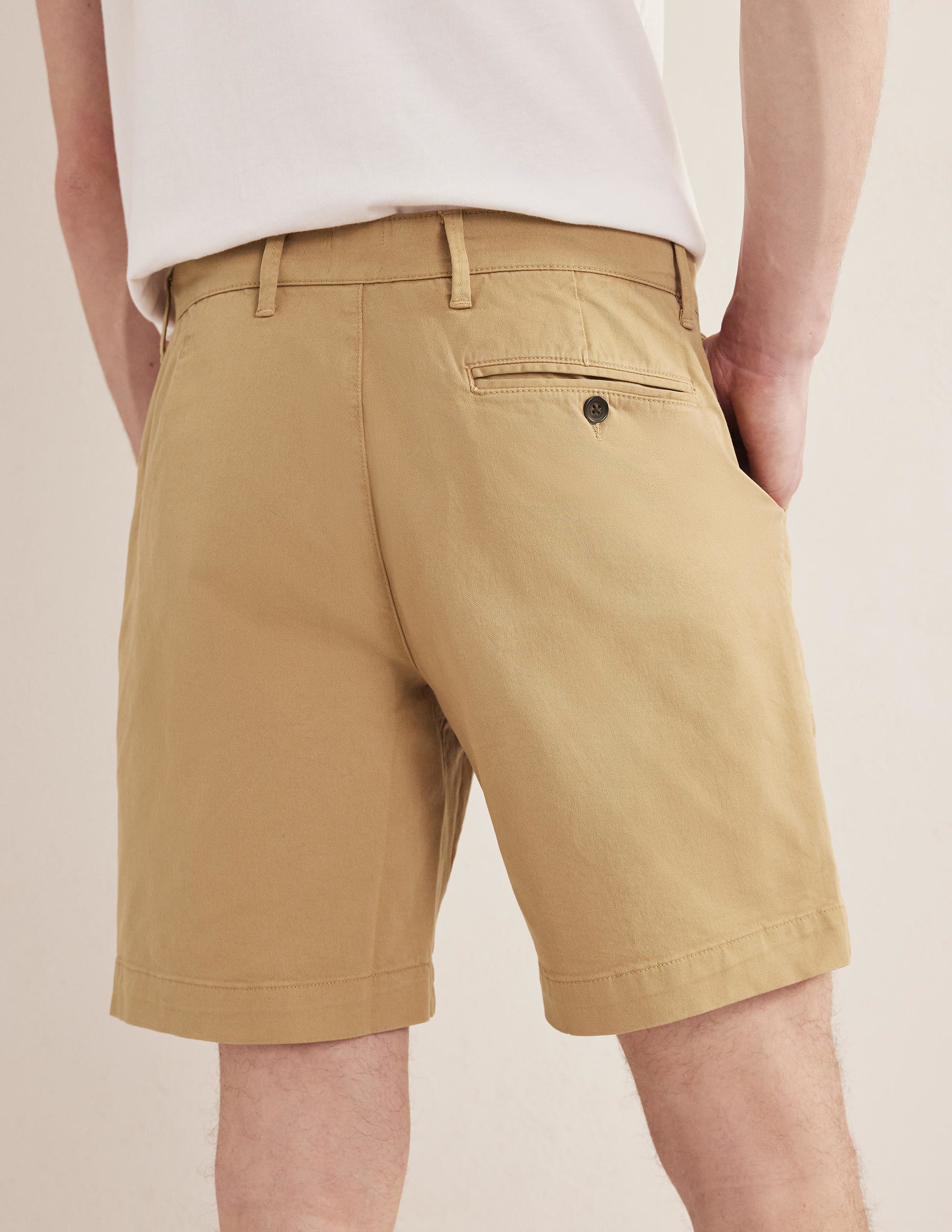 Laundered Chino Shorts-Parchment - Image 3