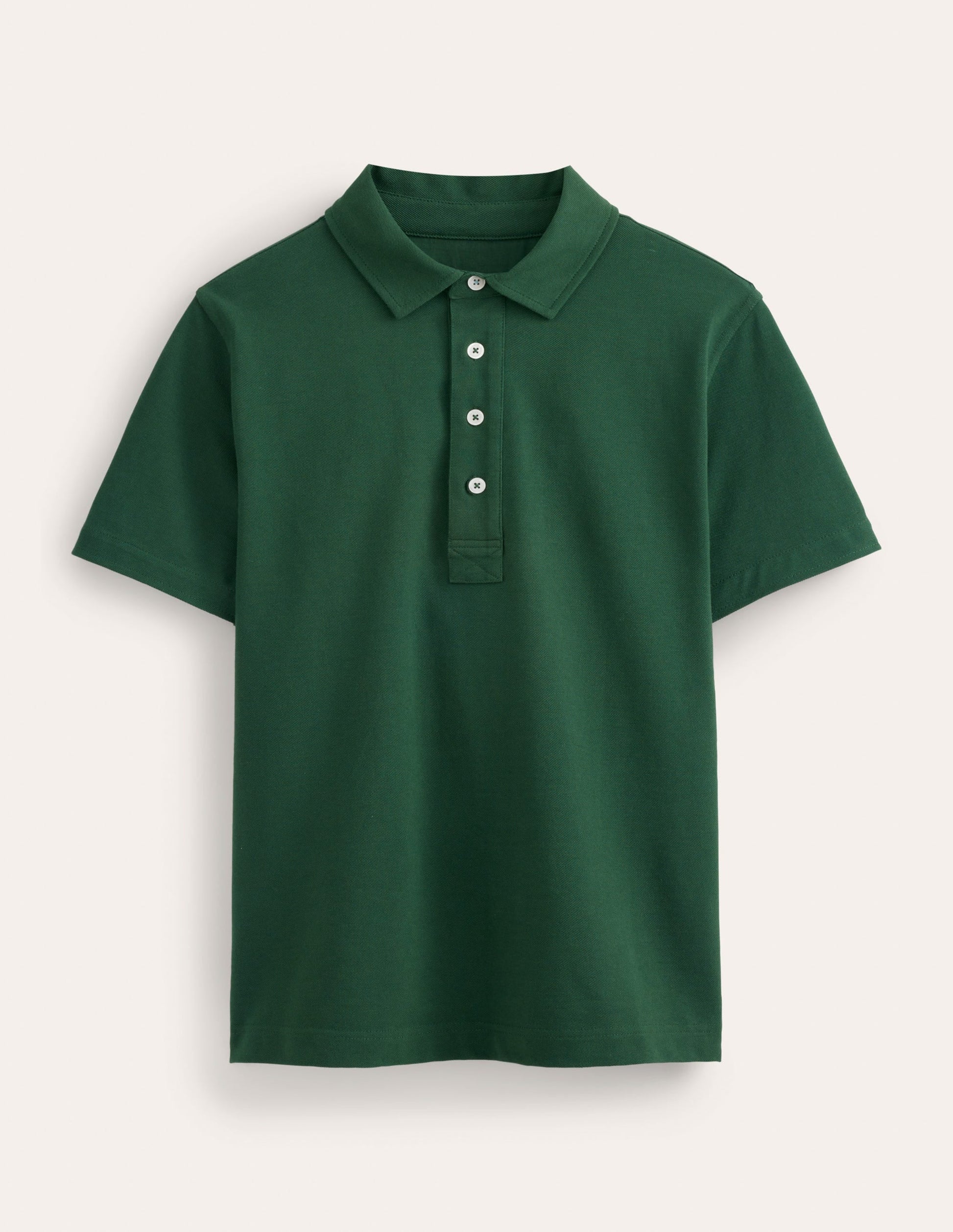 Slim Fit Piqué Polo-Palm Leaf Green-5