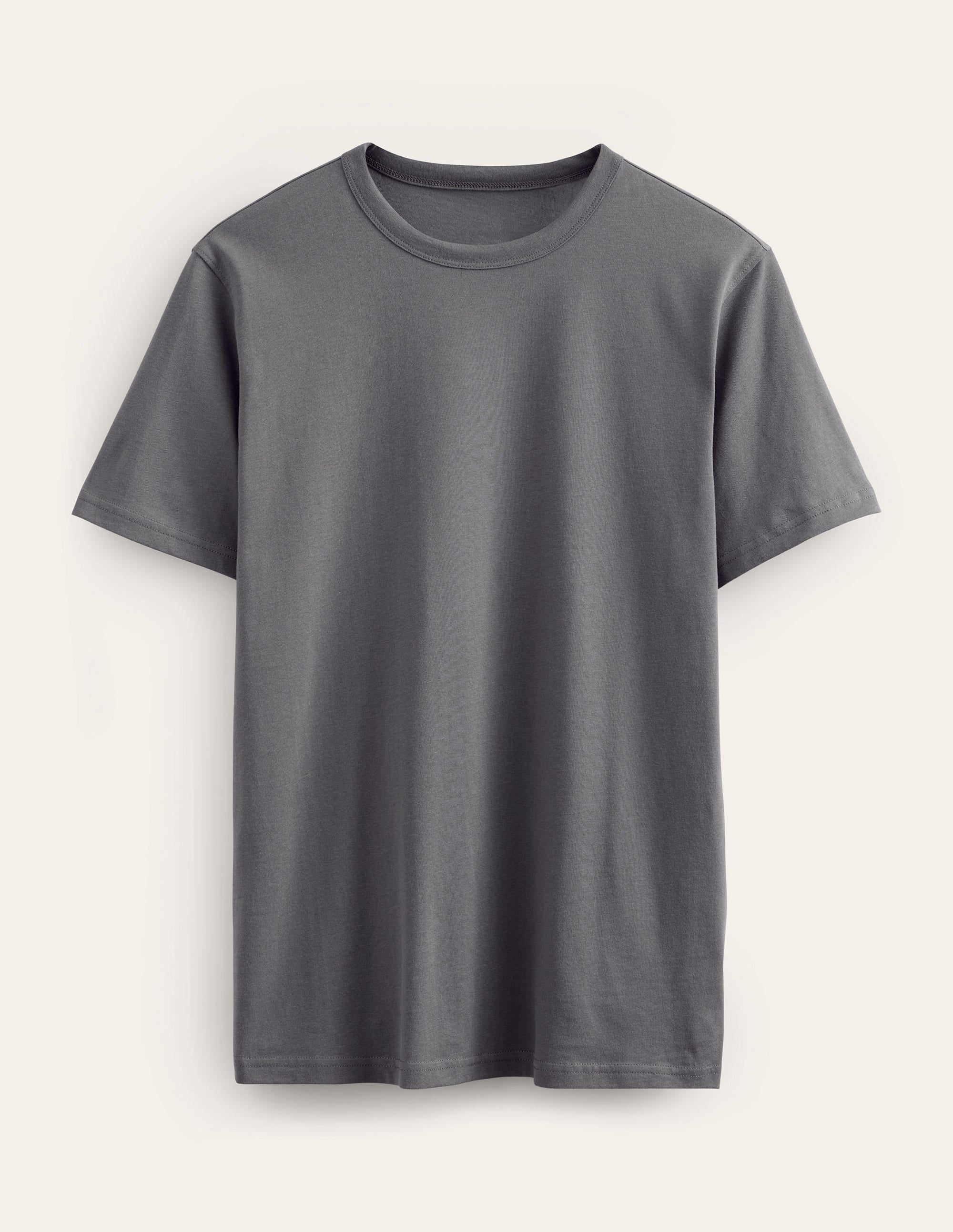 Slim Fit Classic T-Shirt-Grey Pinstripe - Image 5