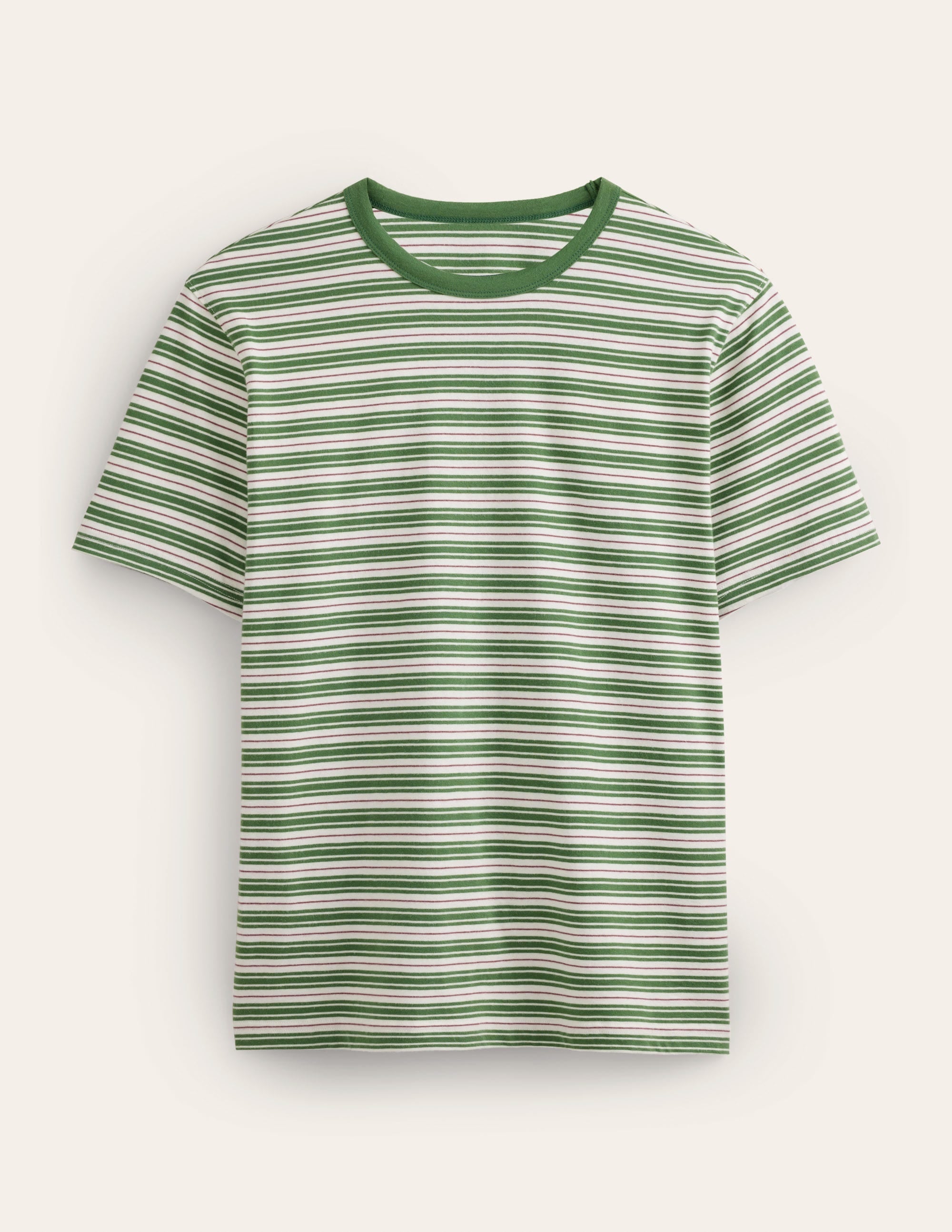 Slim Fit Classic T-Shirt-Safari Green/Aster Purple - Image 5